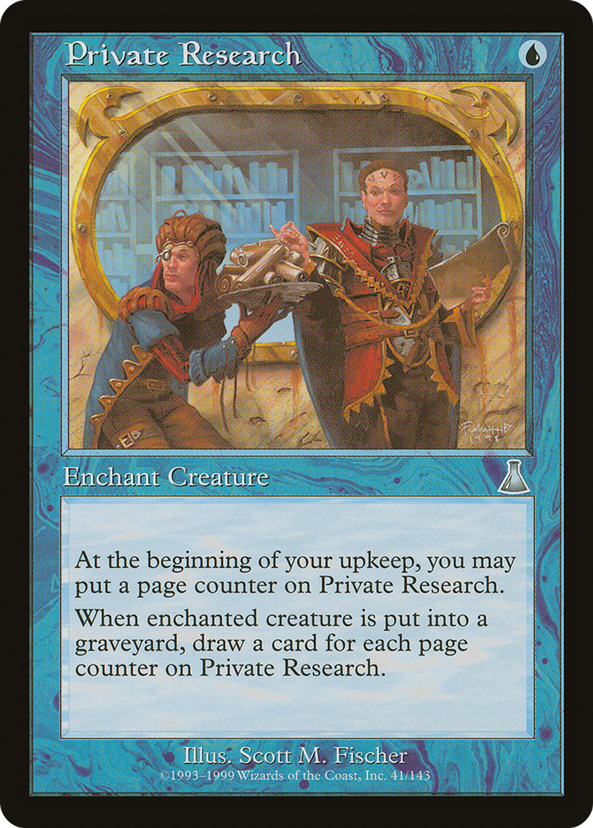 Private Research — Urza's Destiny — Magic: The Gathering