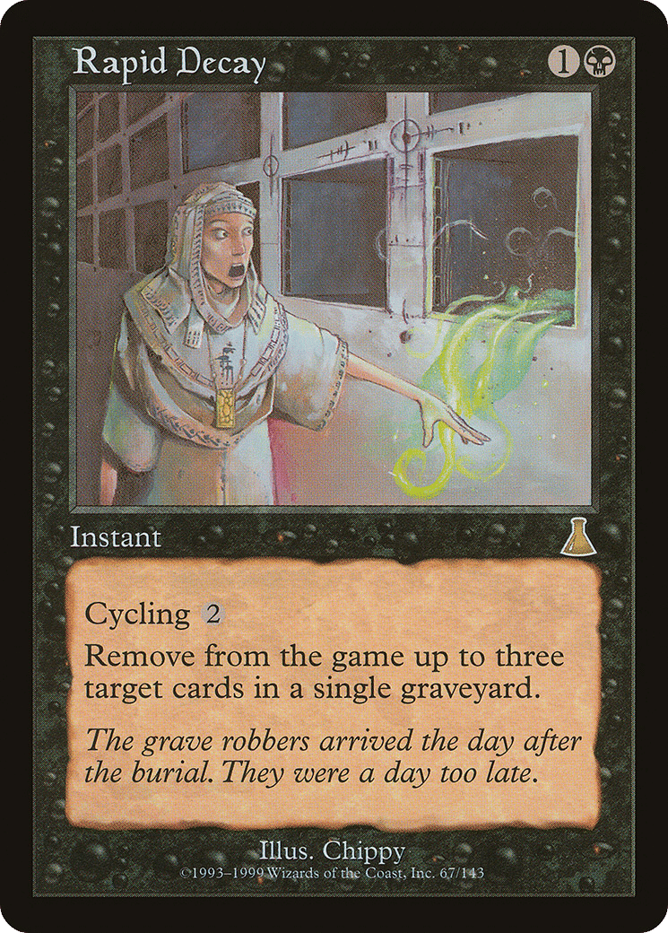 Rapid Decay — Urza's Destiny — Magic: The Gathering