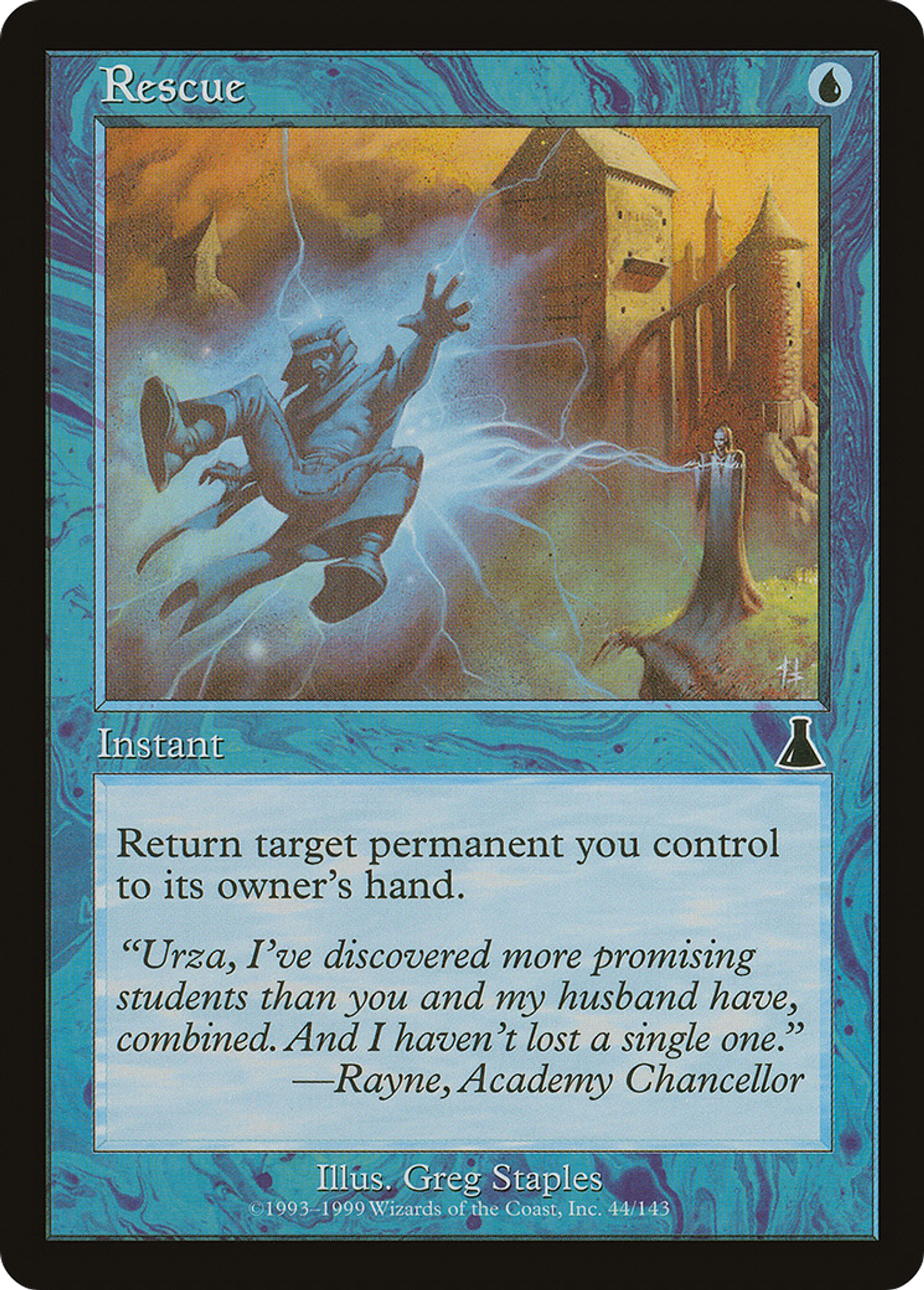 Opération de sauvetage — Urza's Destiny — Magic: The Gathering