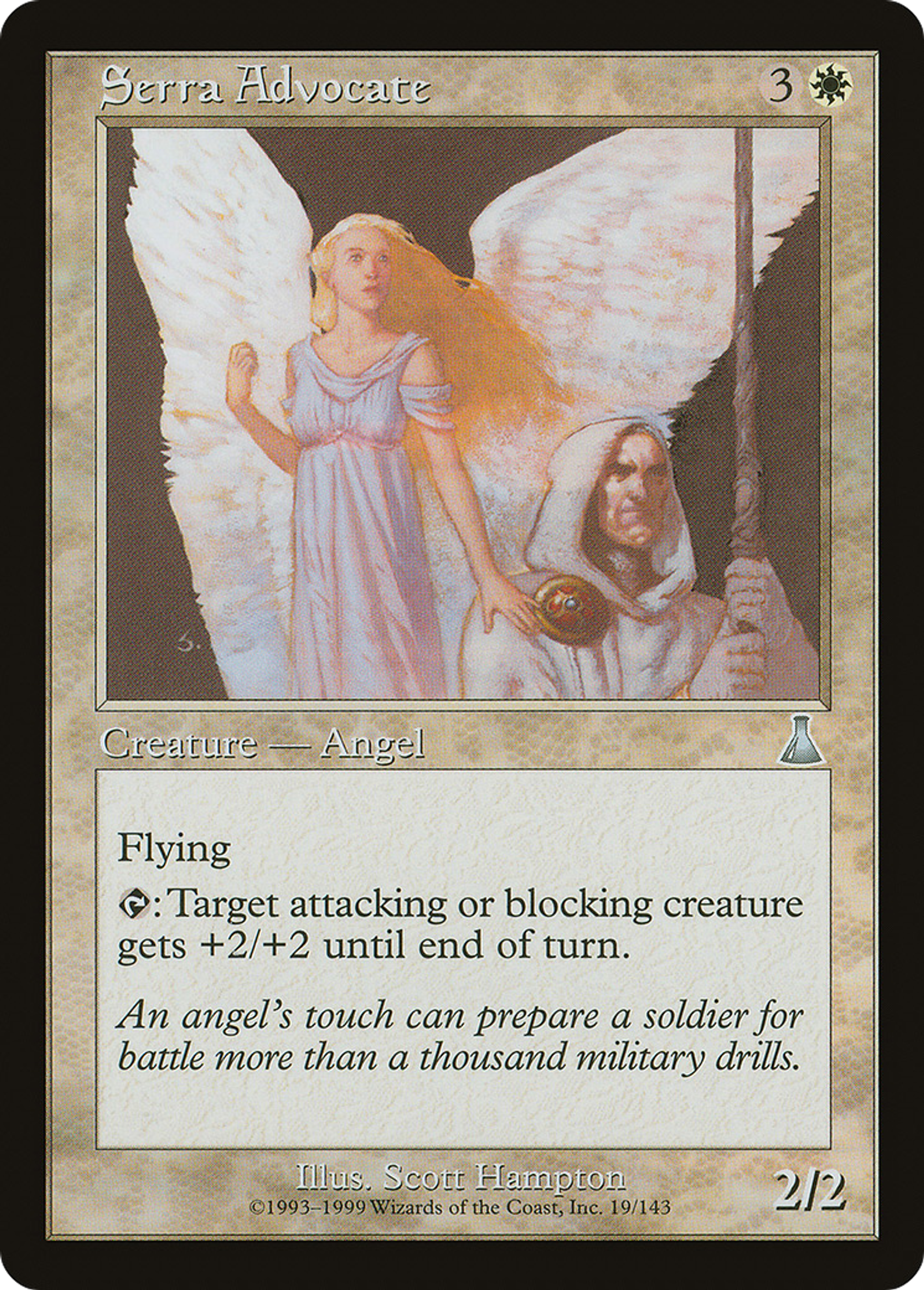 Serra Advocate — Urza's Destiny — Magic: The Gathering