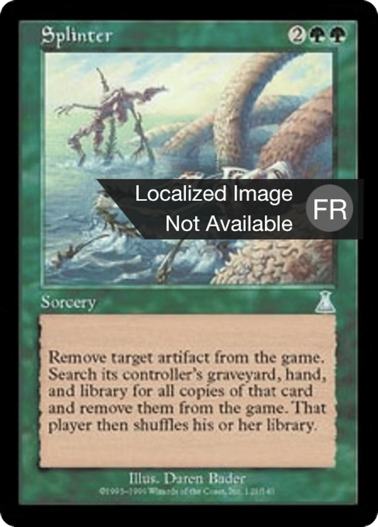 Démantèlement rigoureux — Urza's Destiny — Magic: The Gathering