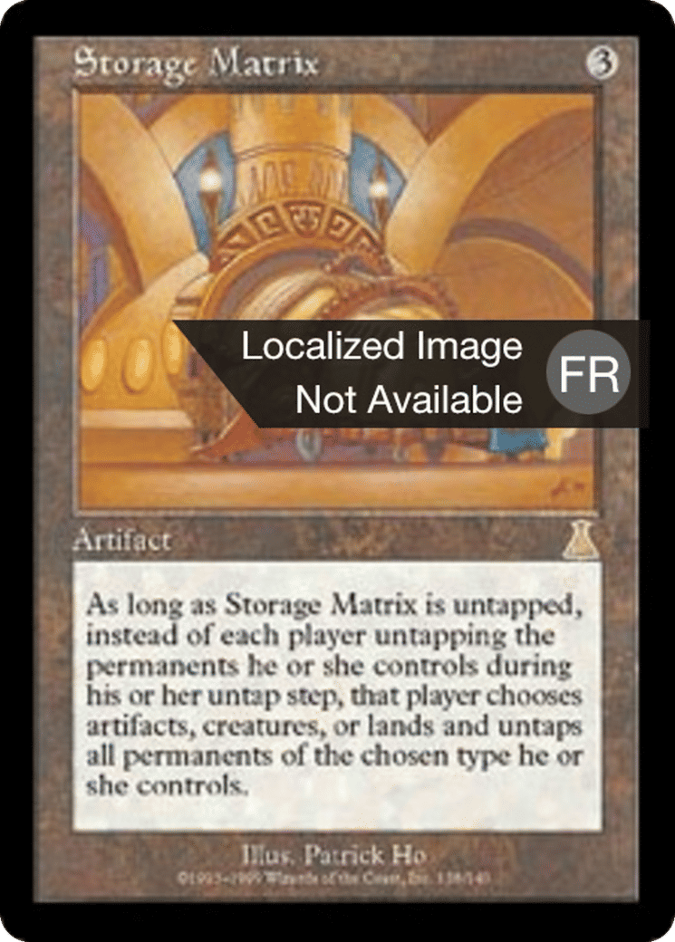 Matrice de stockage — Urza's Destiny — Magic: The Gathering