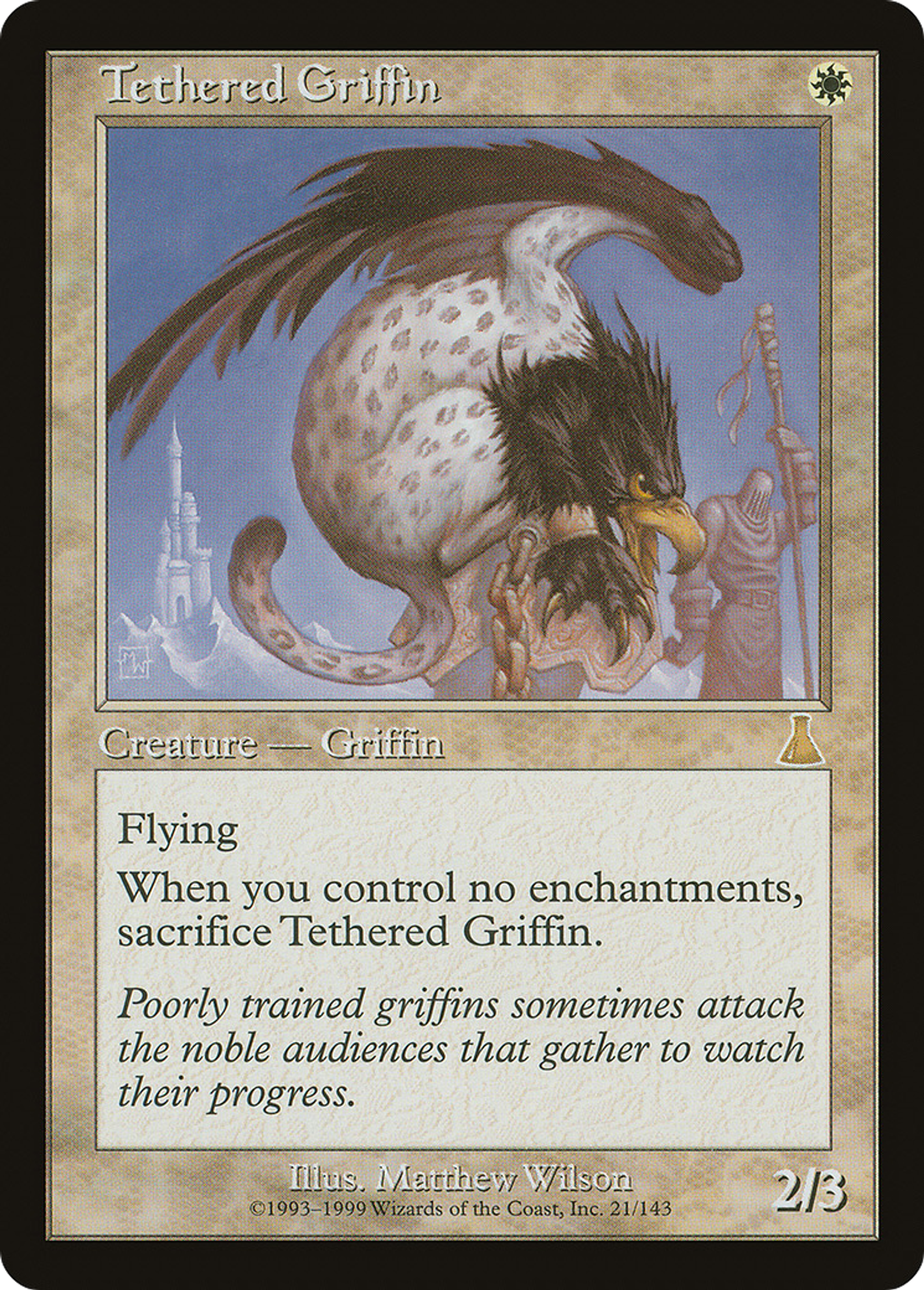 Tethered Griffin — Urza's Destiny — Magic: The Gathering