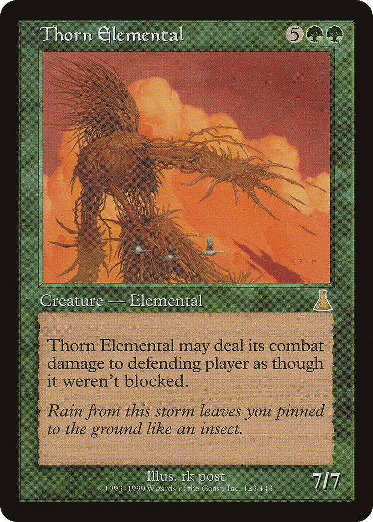 Thorn Elemental — Urza's Destiny — Magic: The Gathering