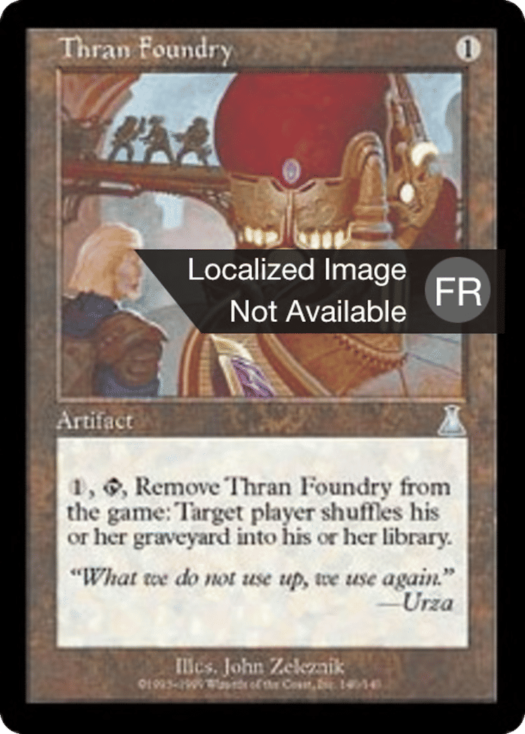 Fonderie Thran — Urza's Destiny — Magic: The Gathering