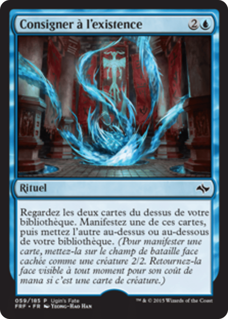 Consigner à l'existence — Ugin's Fate — Magic: The Gathering
