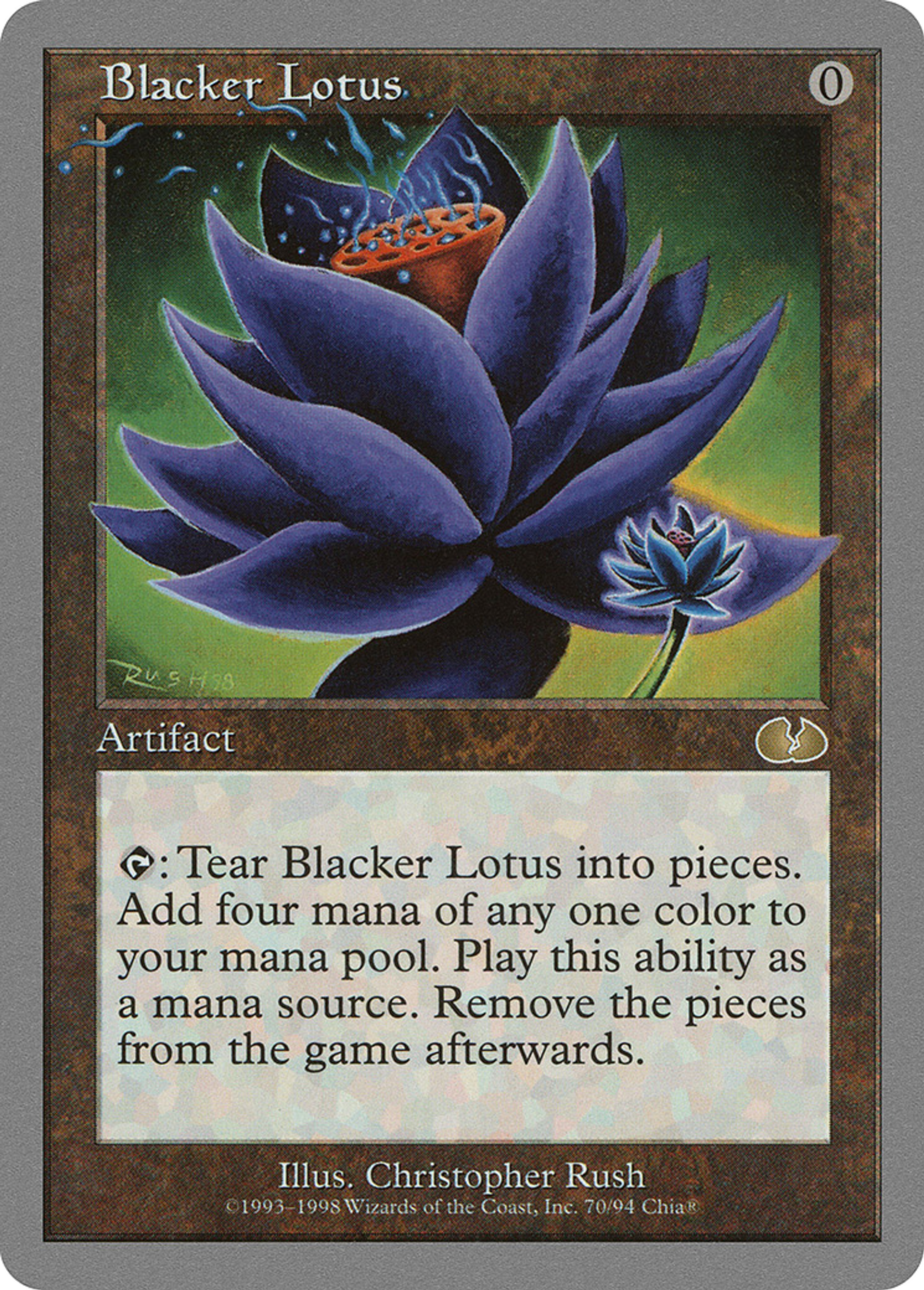 Blacker Lotus — Unglued — Magic: The Gathering