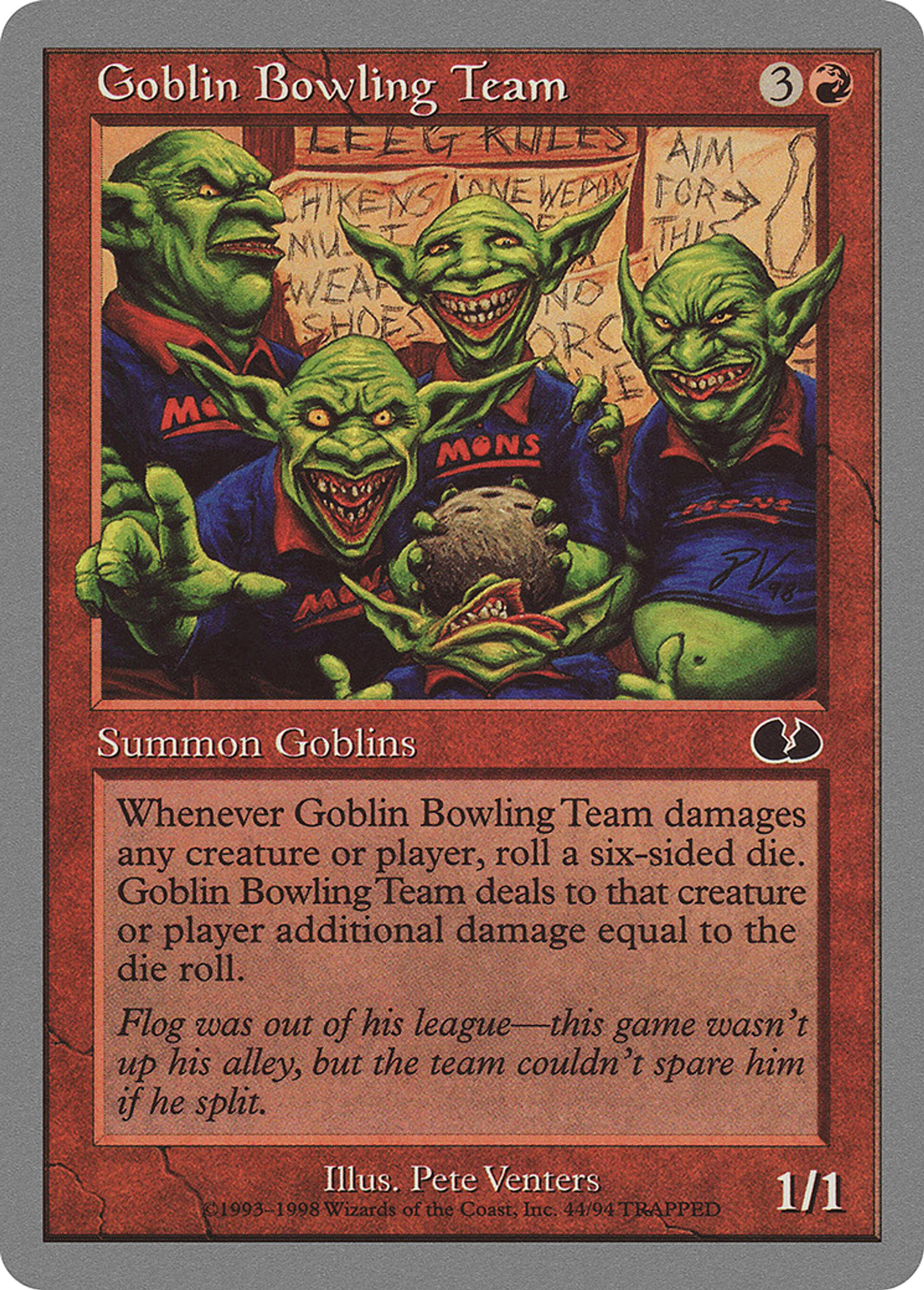 Goblin Bowling Team — Unglued — Magic: The Gathering