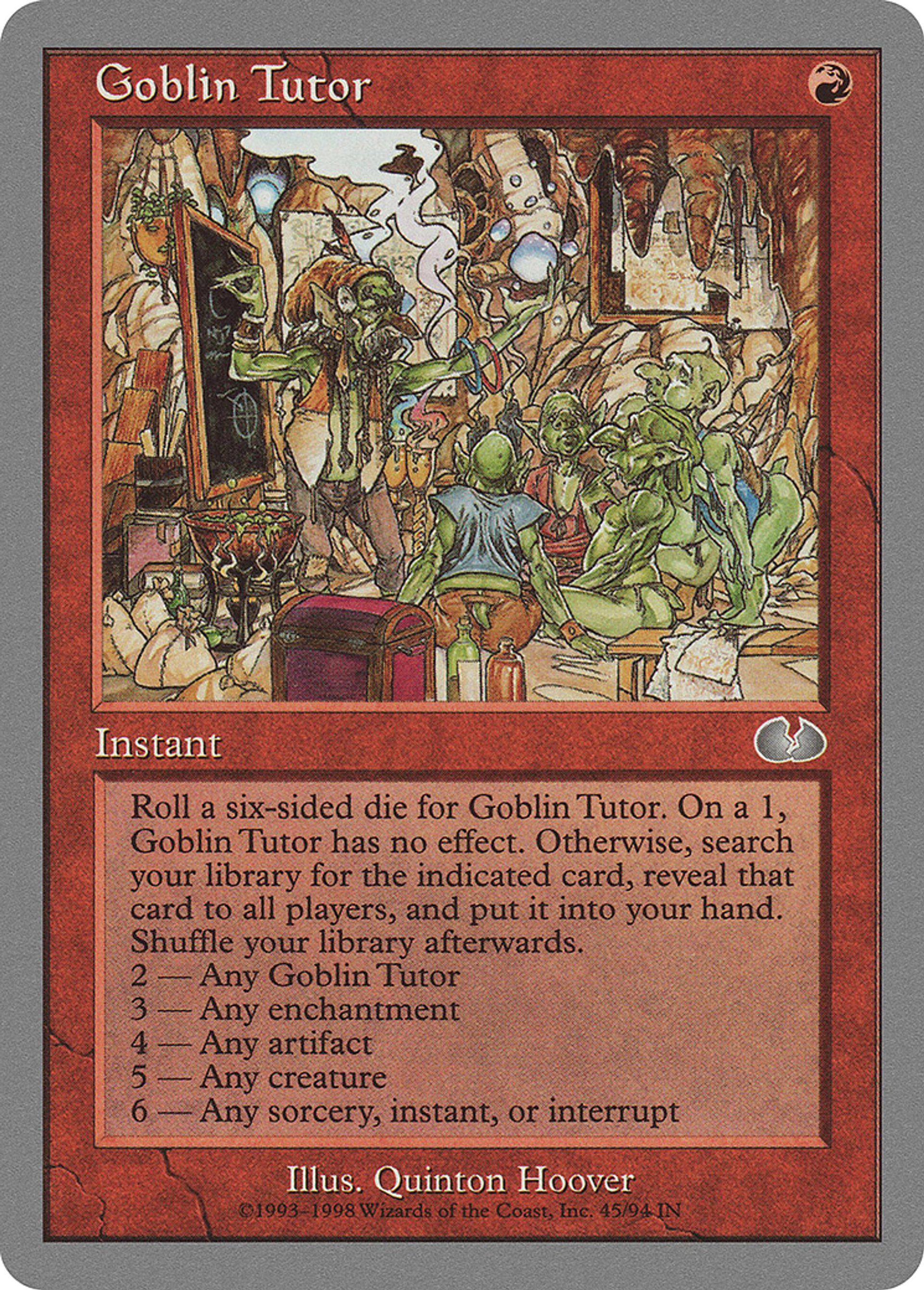 Goblin Tutor — Unglued — Magic: The Gathering
