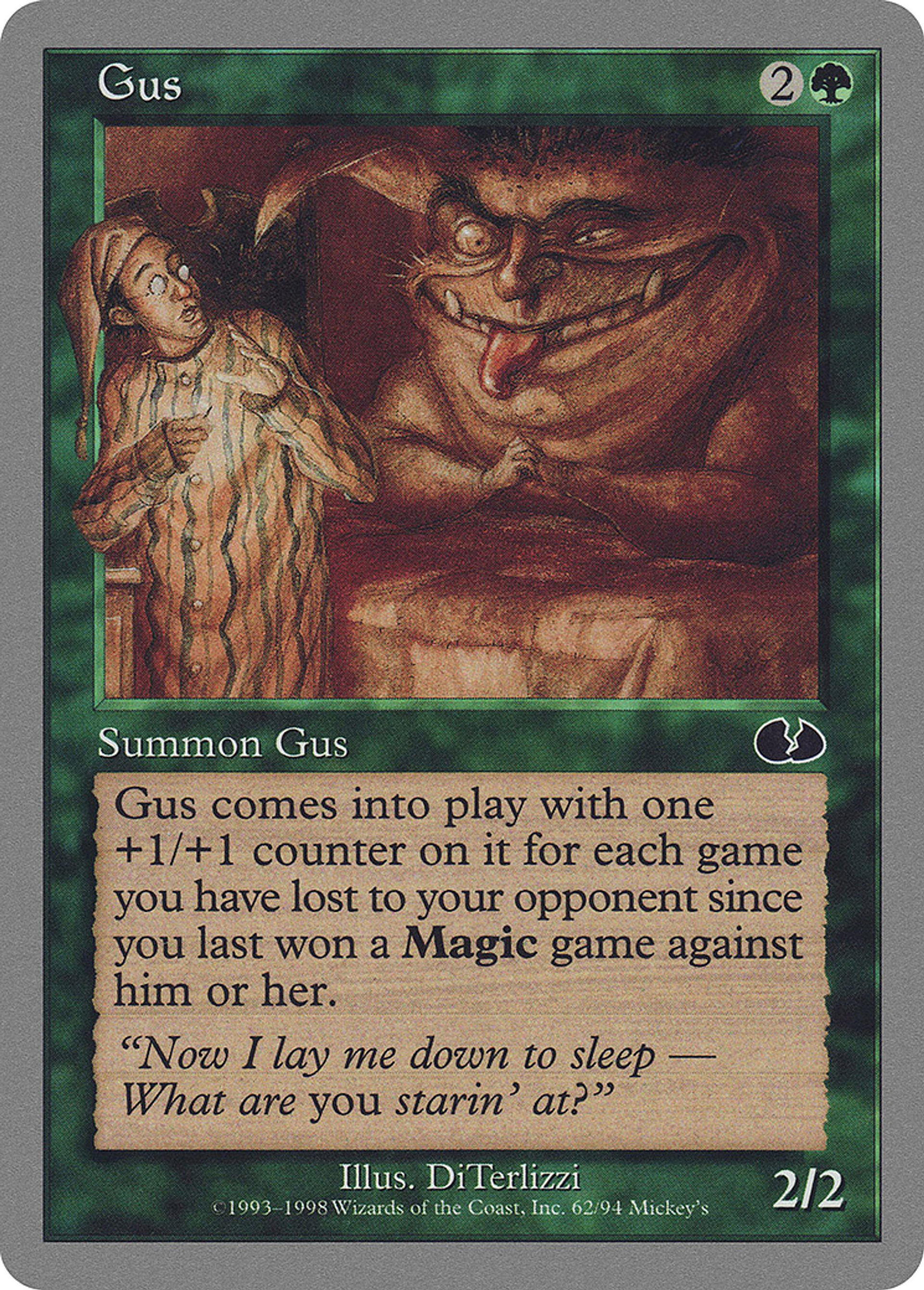 Gus — Unglued — Magic: The Gathering