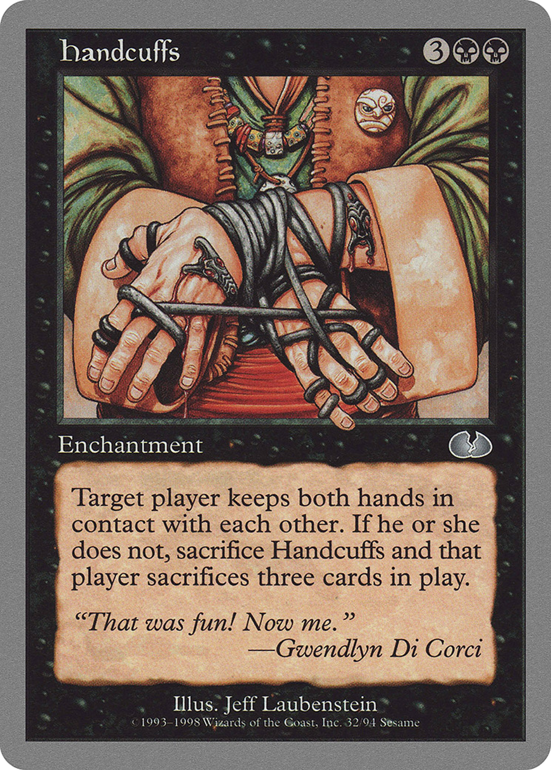 Handcuffs — Unglued — Magic: The Gathering