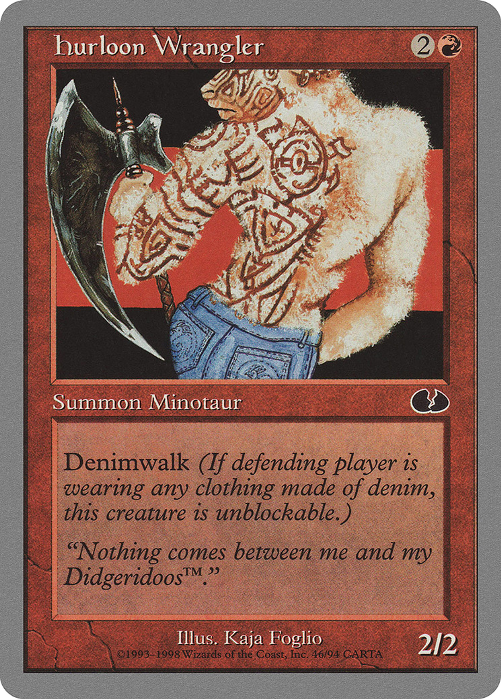 Hurloon Wrangler — Unglued — Magic: The Gathering