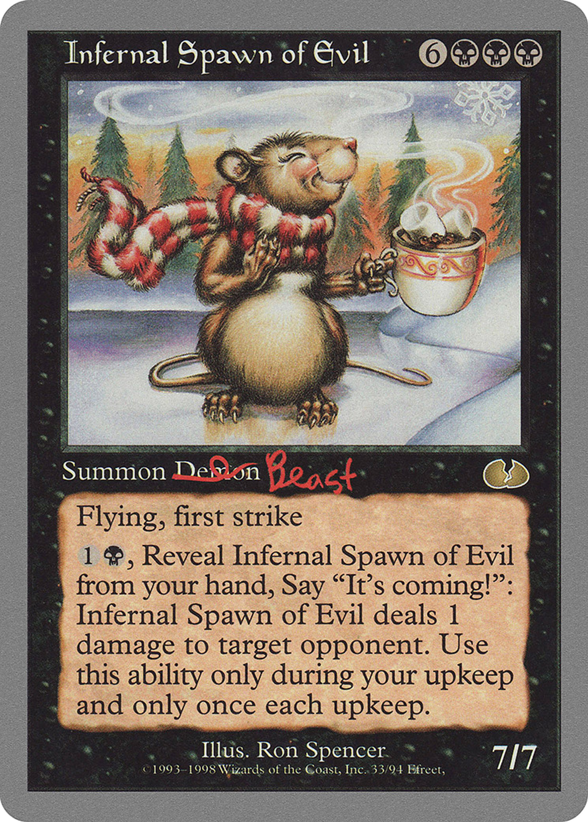 Infernal Spawn of Evil — Unglued — Magic: The Gathering