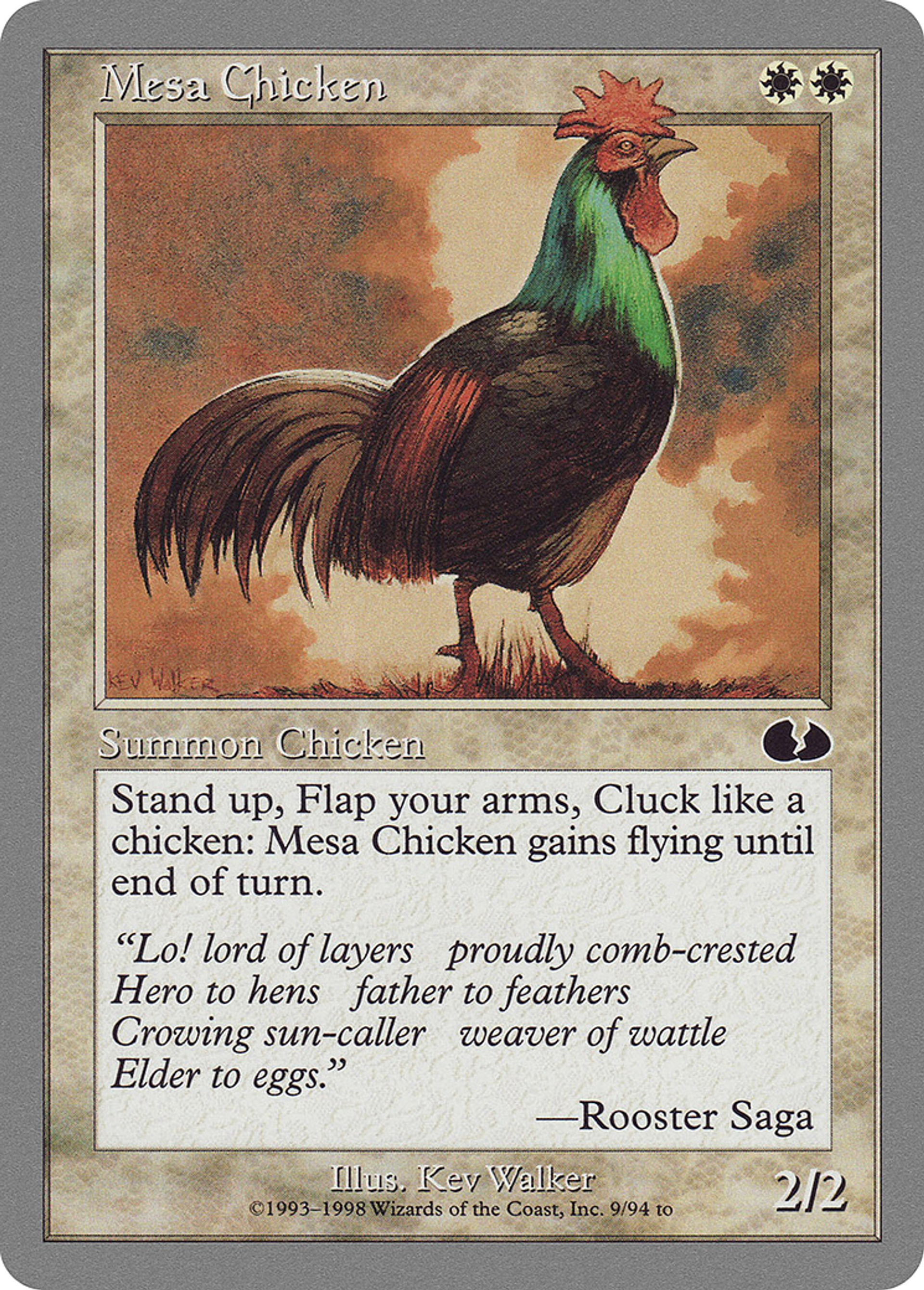 Mesa Chicken — Unglued — Magic: The Gathering