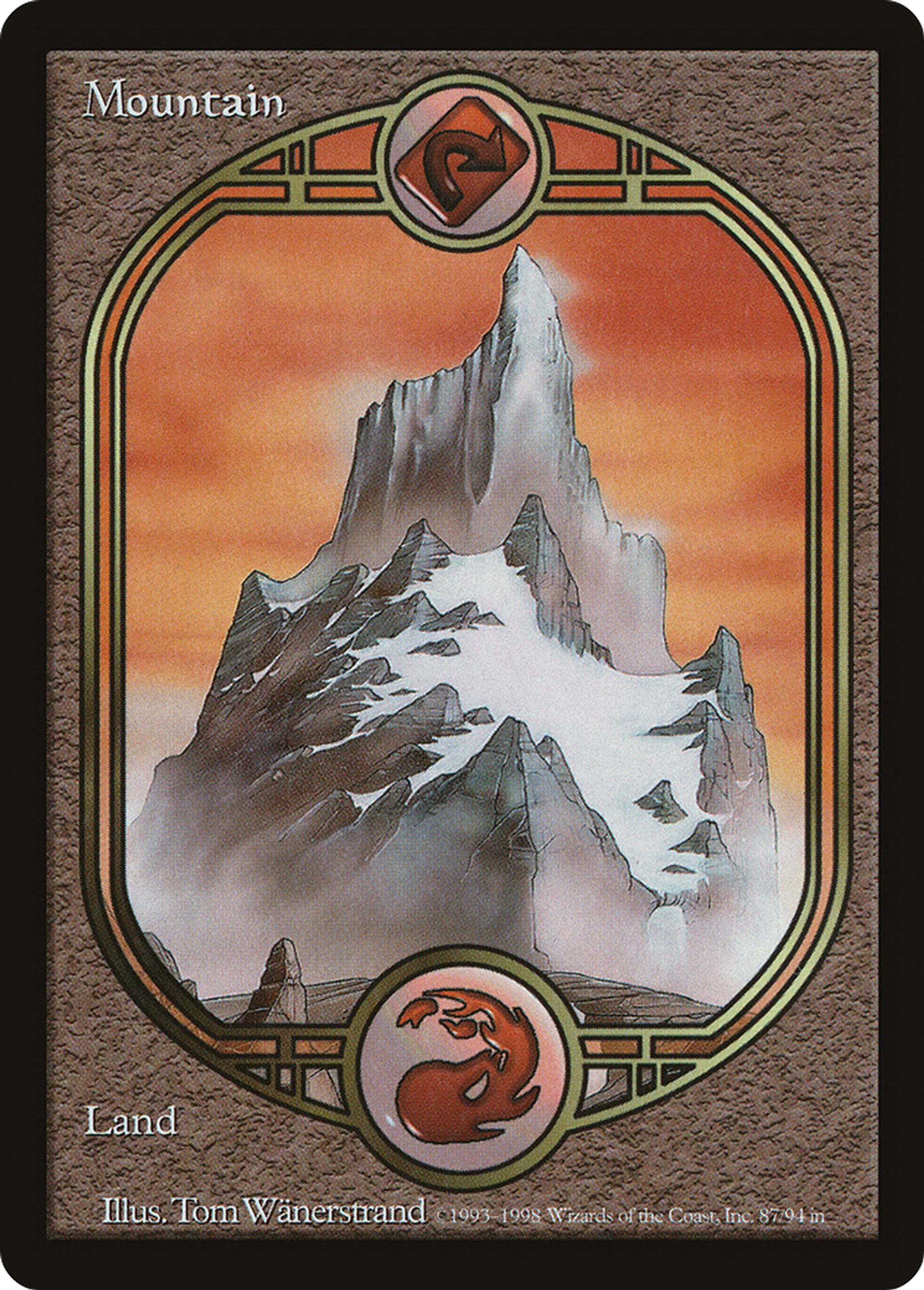 Montagne — Unglued — Magic: The Gathering