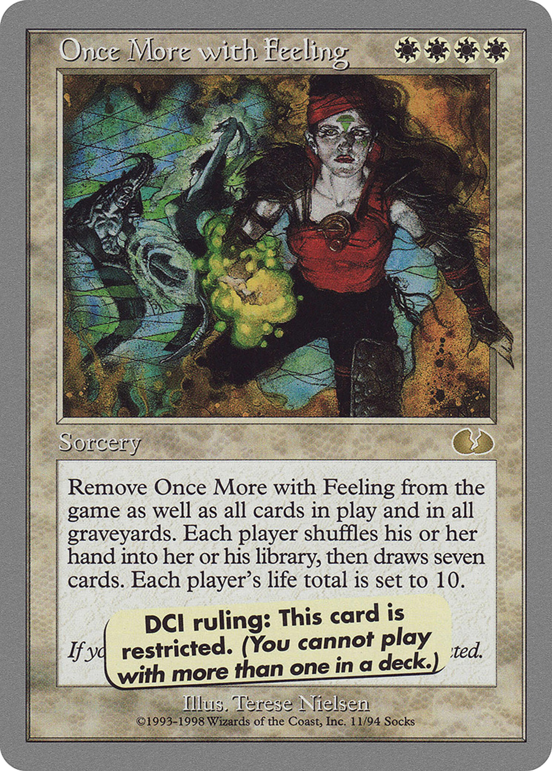 Once More with Feeling — Unglued — Magic: The Gathering