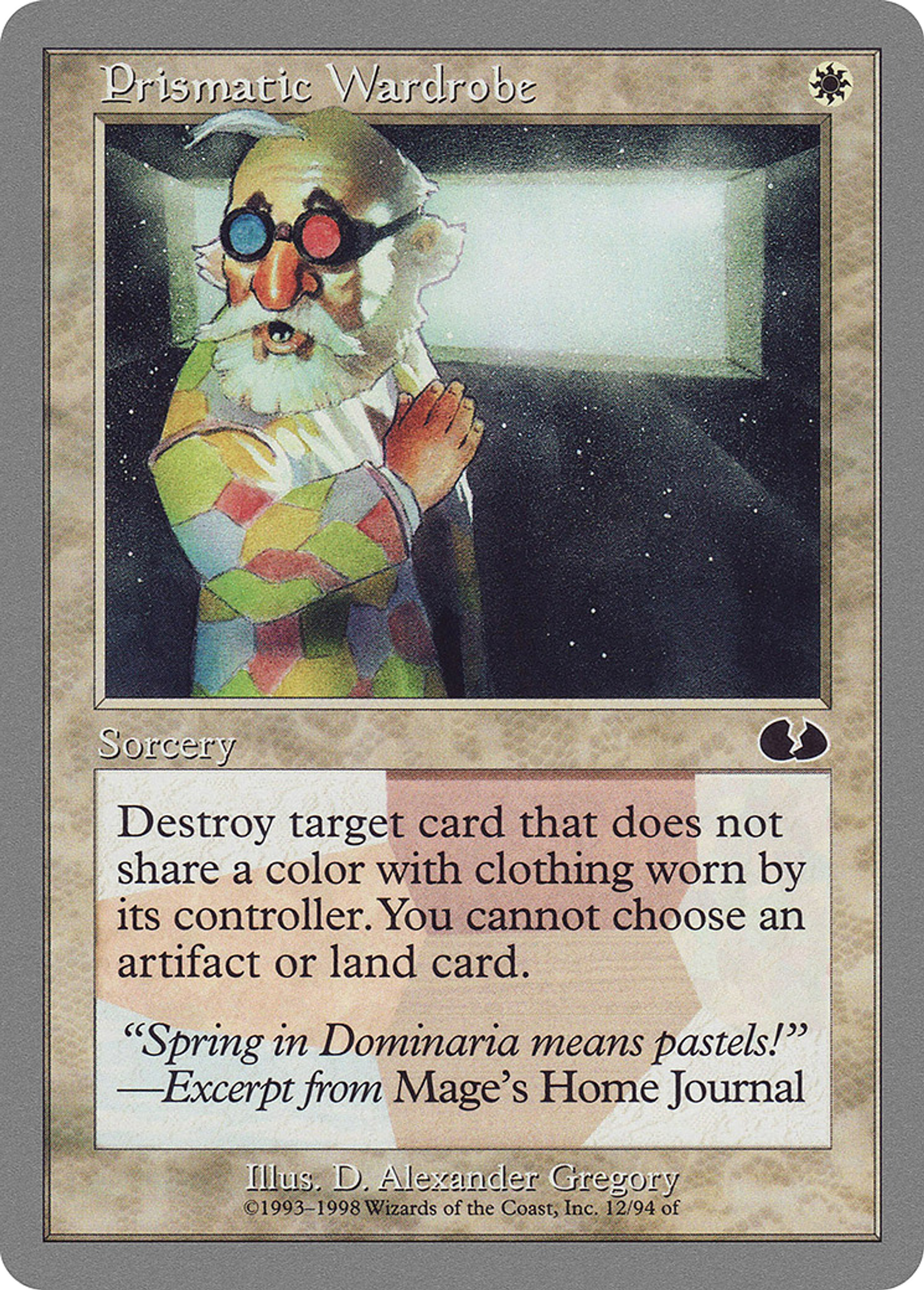 Prismatic Wardrobe — Unglued — Magic: The Gathering