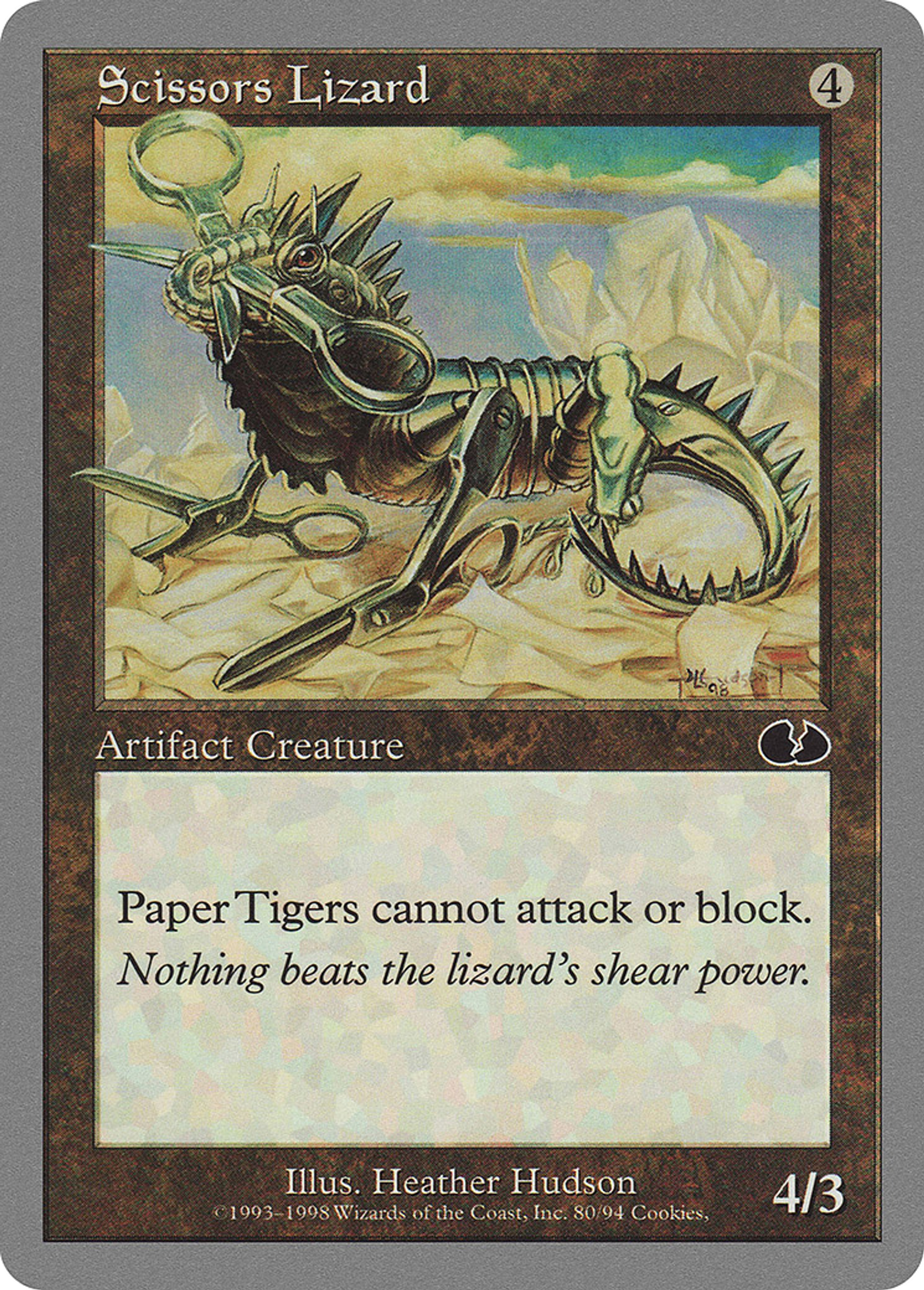 Scissors Lizard — Unglued — Magic: The Gathering