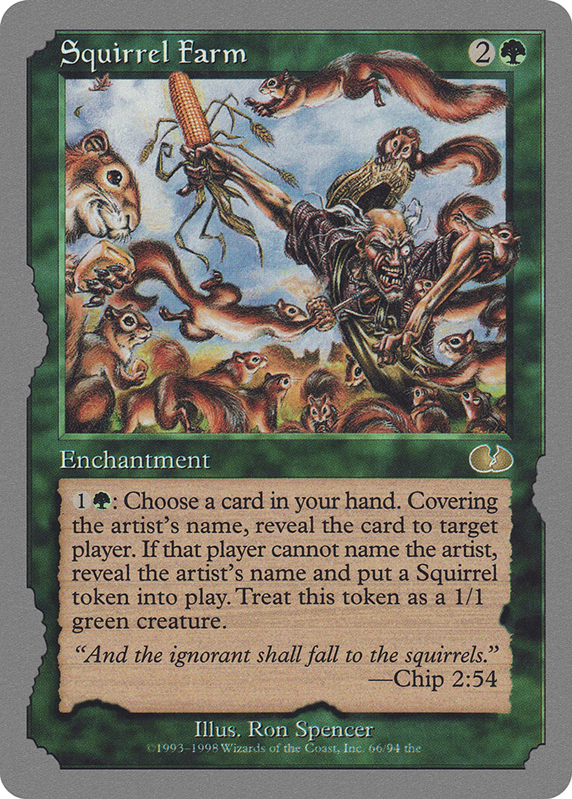 Squirrel Farm — Unglued — Magic: The Gathering