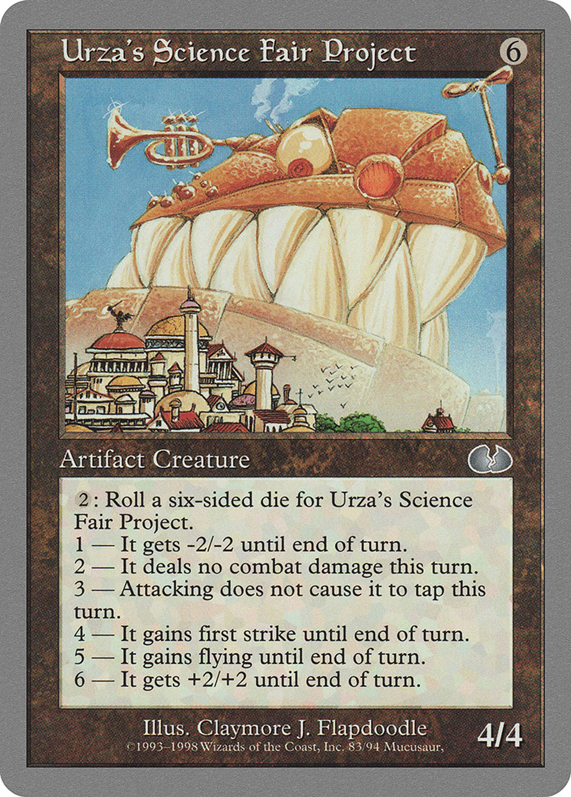Urza's Science Fair Project — Unglued — Magic: The Gathering