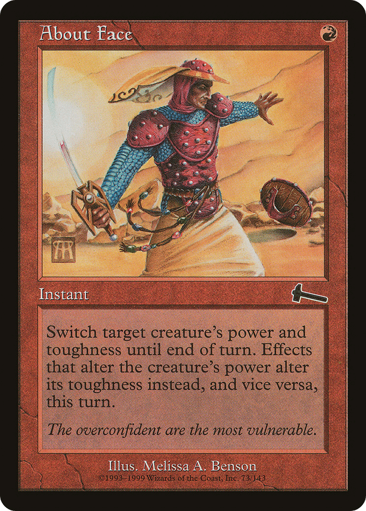 About Face — Urza's Legacy — Magic: The Gathering