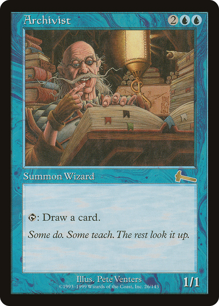 Archivist — Urza's Legacy — Magic: The Gathering