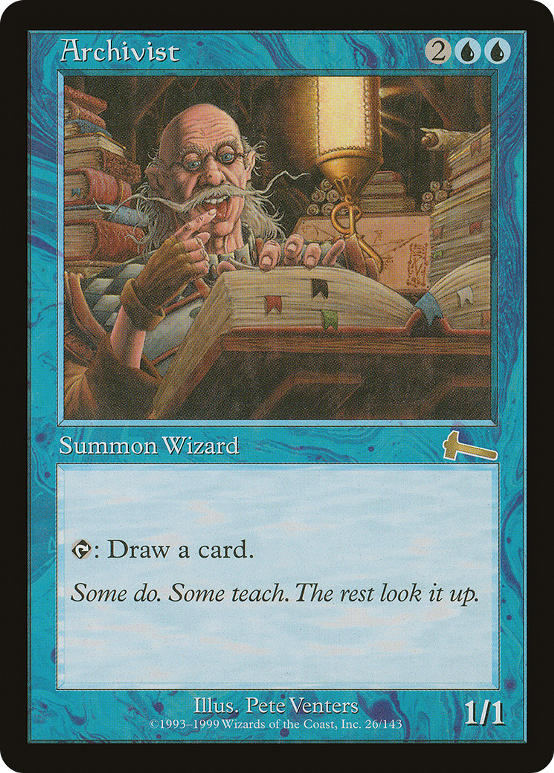 Archiviste — Urza's Legacy — Magic: The Gathering