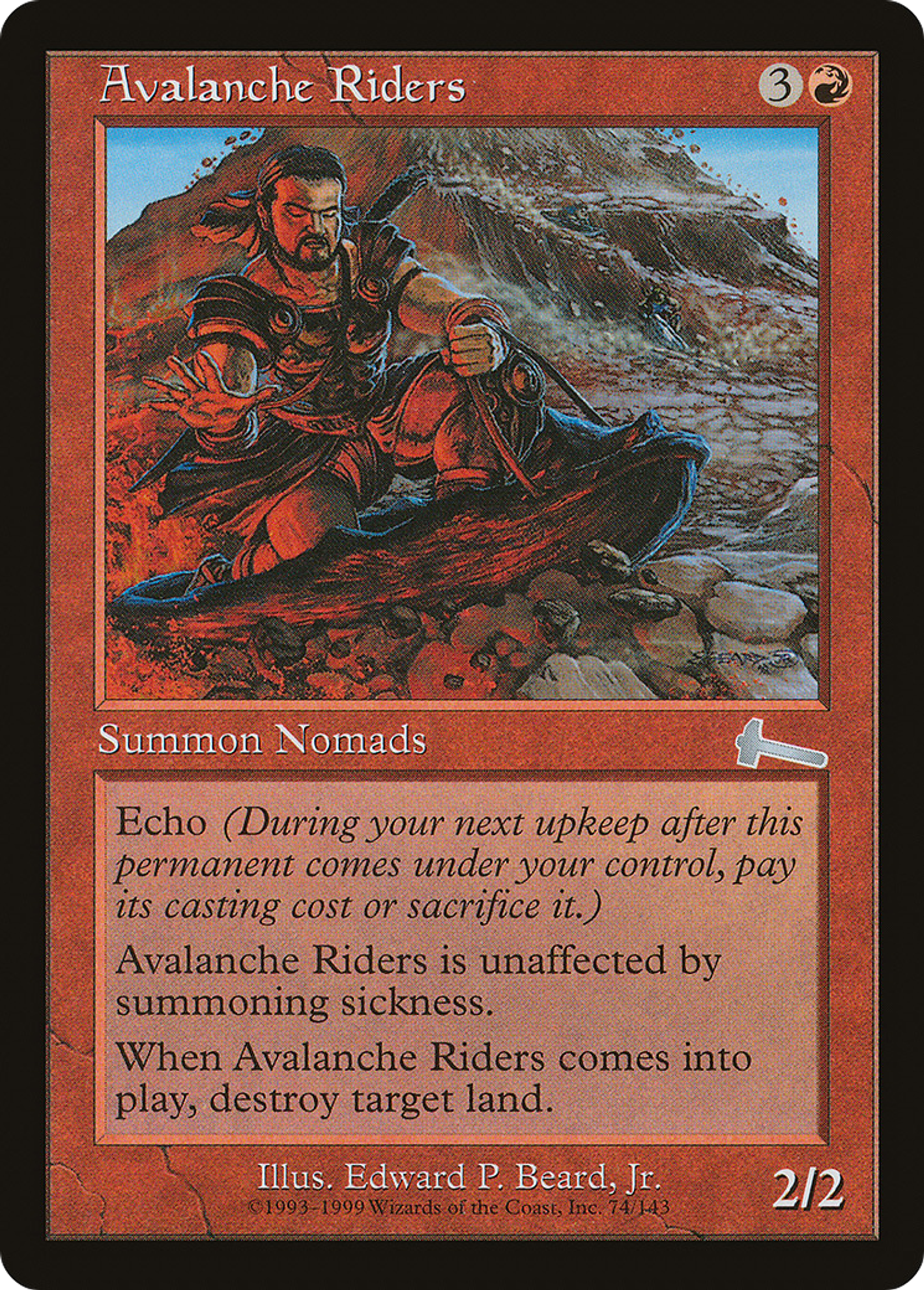 Avalanche Riders — Urza's Legacy — Magic: The Gathering