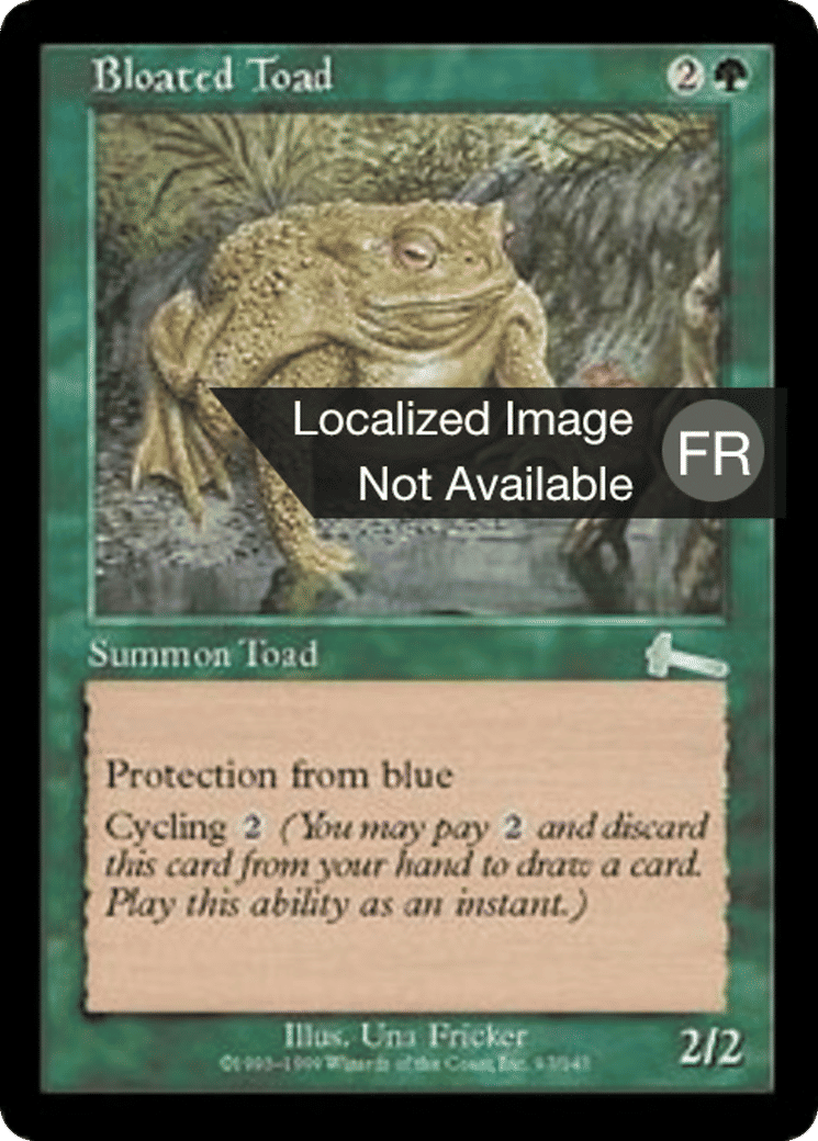 Crapaud boursouflé — Urza's Legacy — Magic: The Gathering