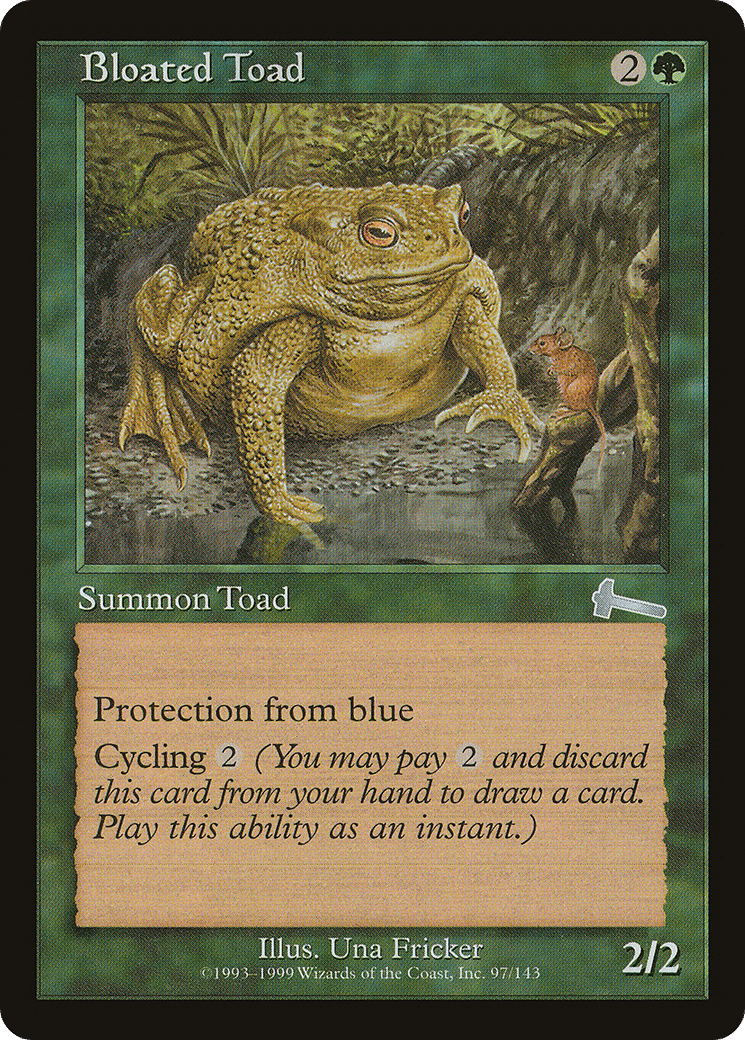 Bloated Toad — Urza's Legacy — Magic: The Gathering