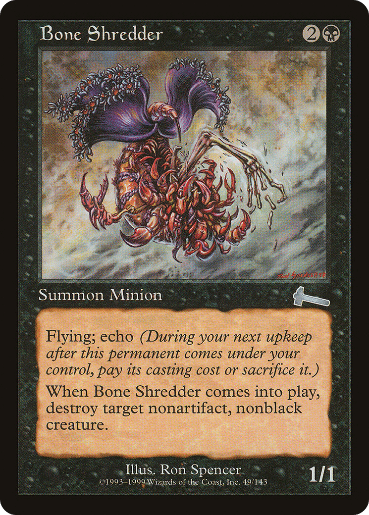 Bone Shredder — Urza's Legacy — Magic: The Gathering
