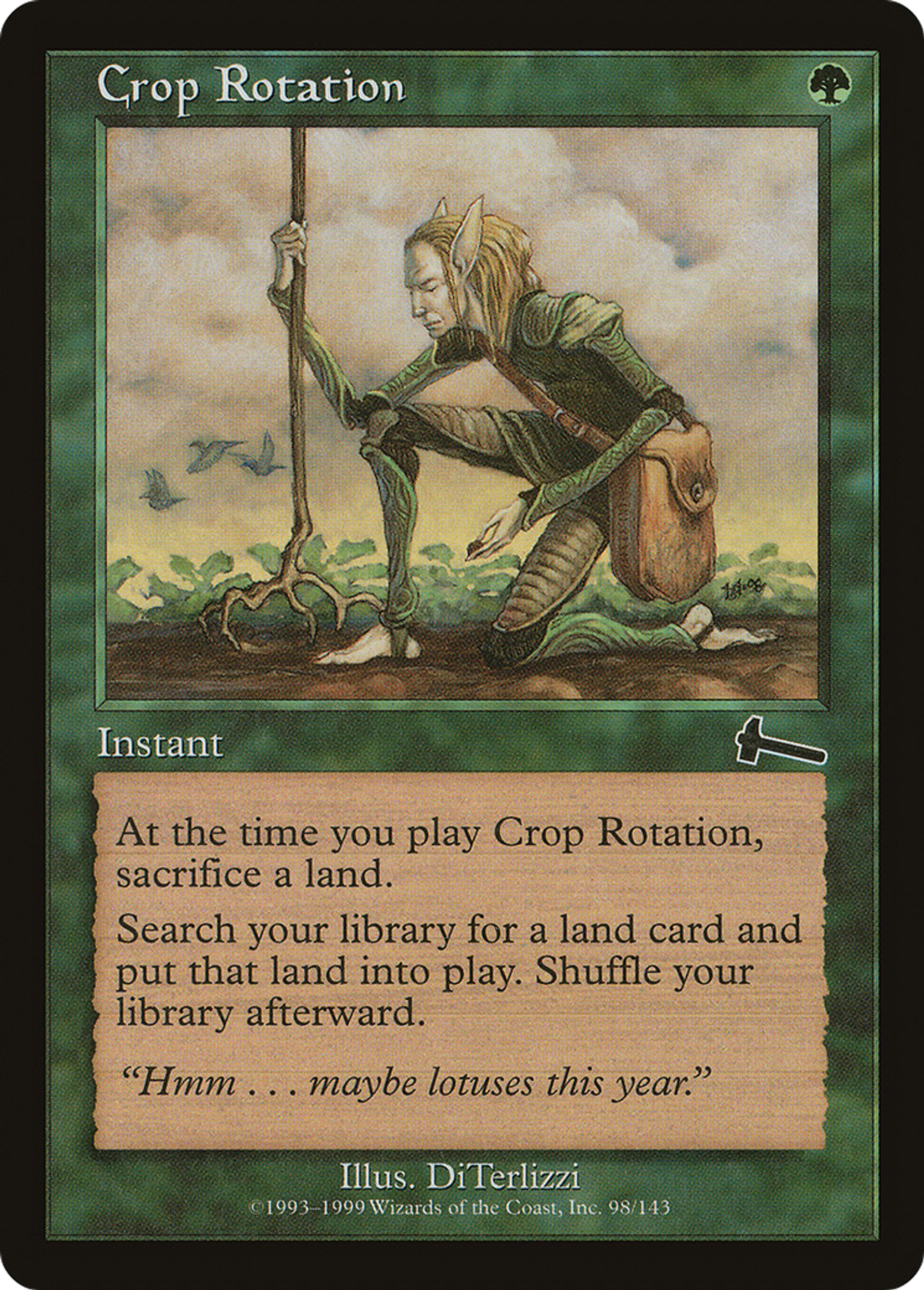 Crop Rotation — Urza's Legacy — Magic: The Gathering
