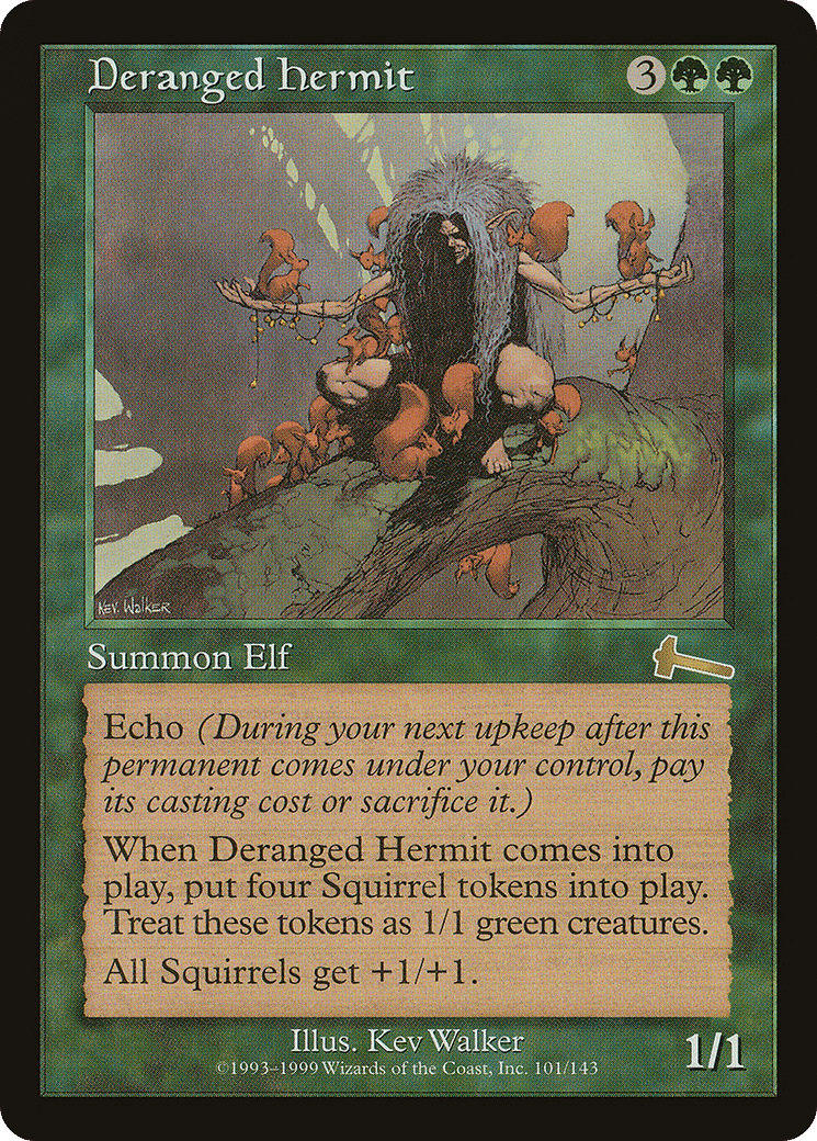 Deranged Hermit — Urza's Legacy — Magic: The Gathering