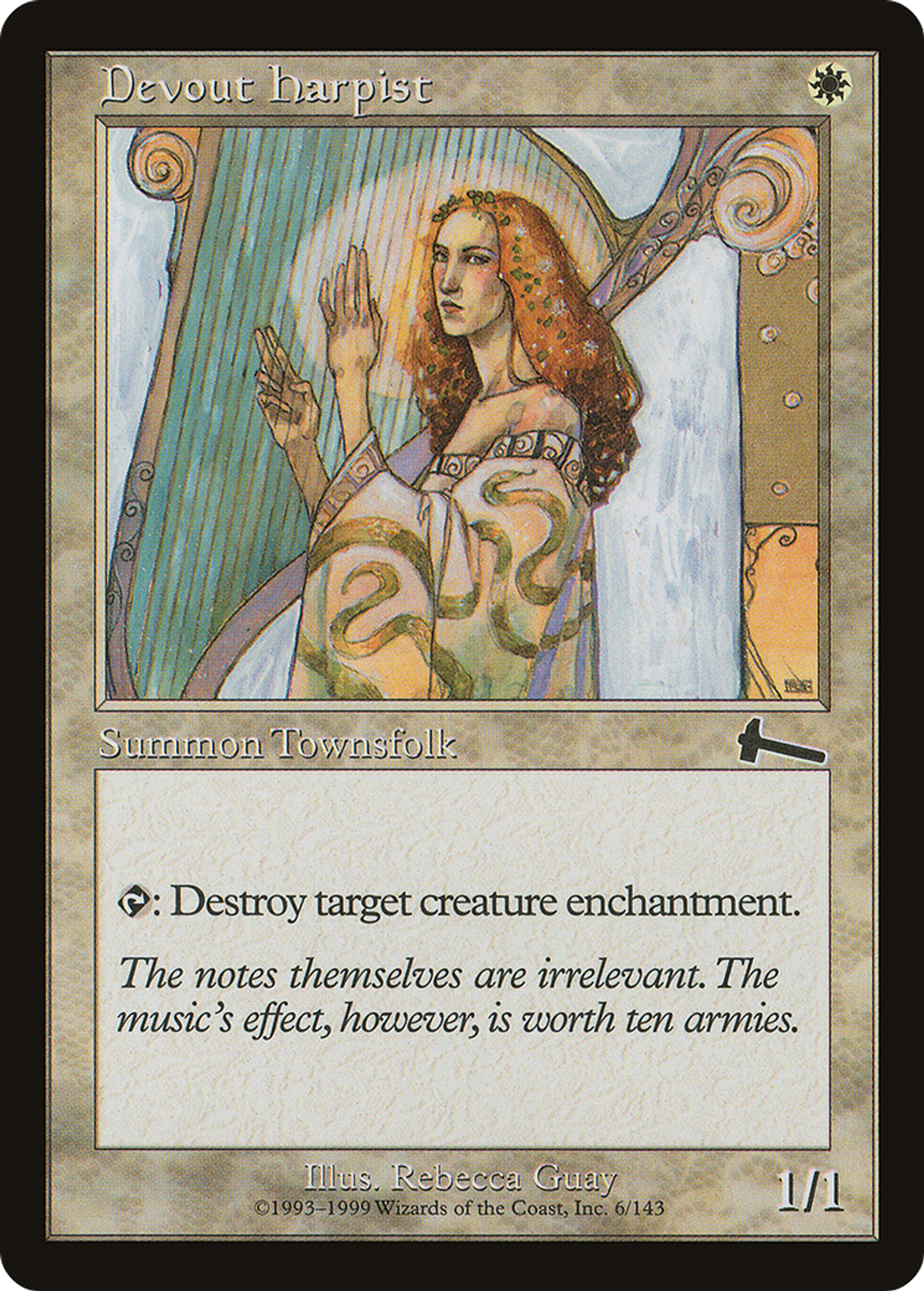 Harpiste fervente — Urza's Legacy — Magic: The Gathering