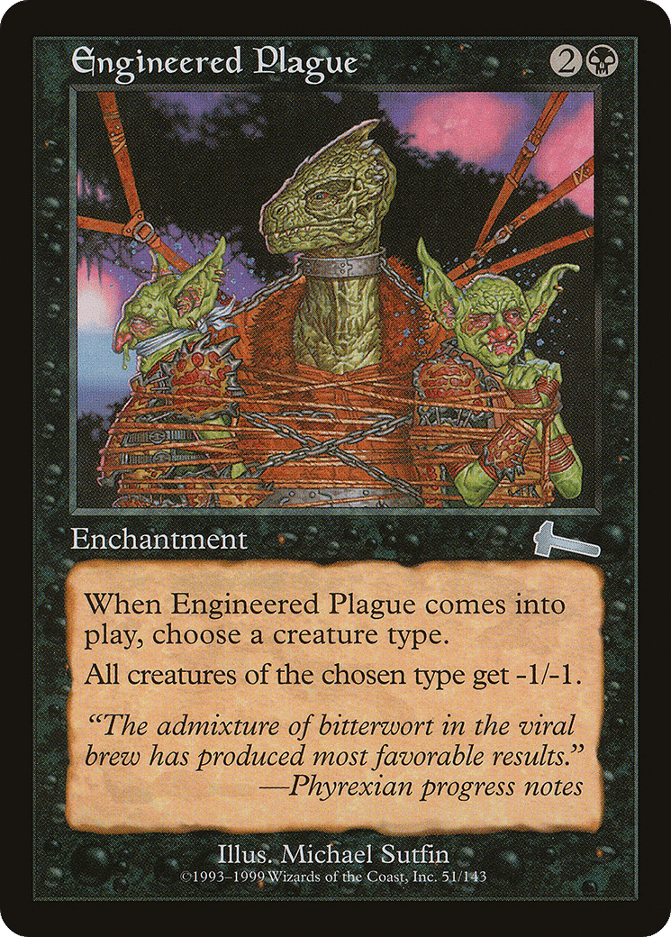 Engineered Plague — Urza's Legacy — Magic: The Gathering