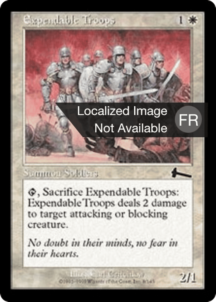 Chair à canon — Urza's Legacy — Magic: The Gathering