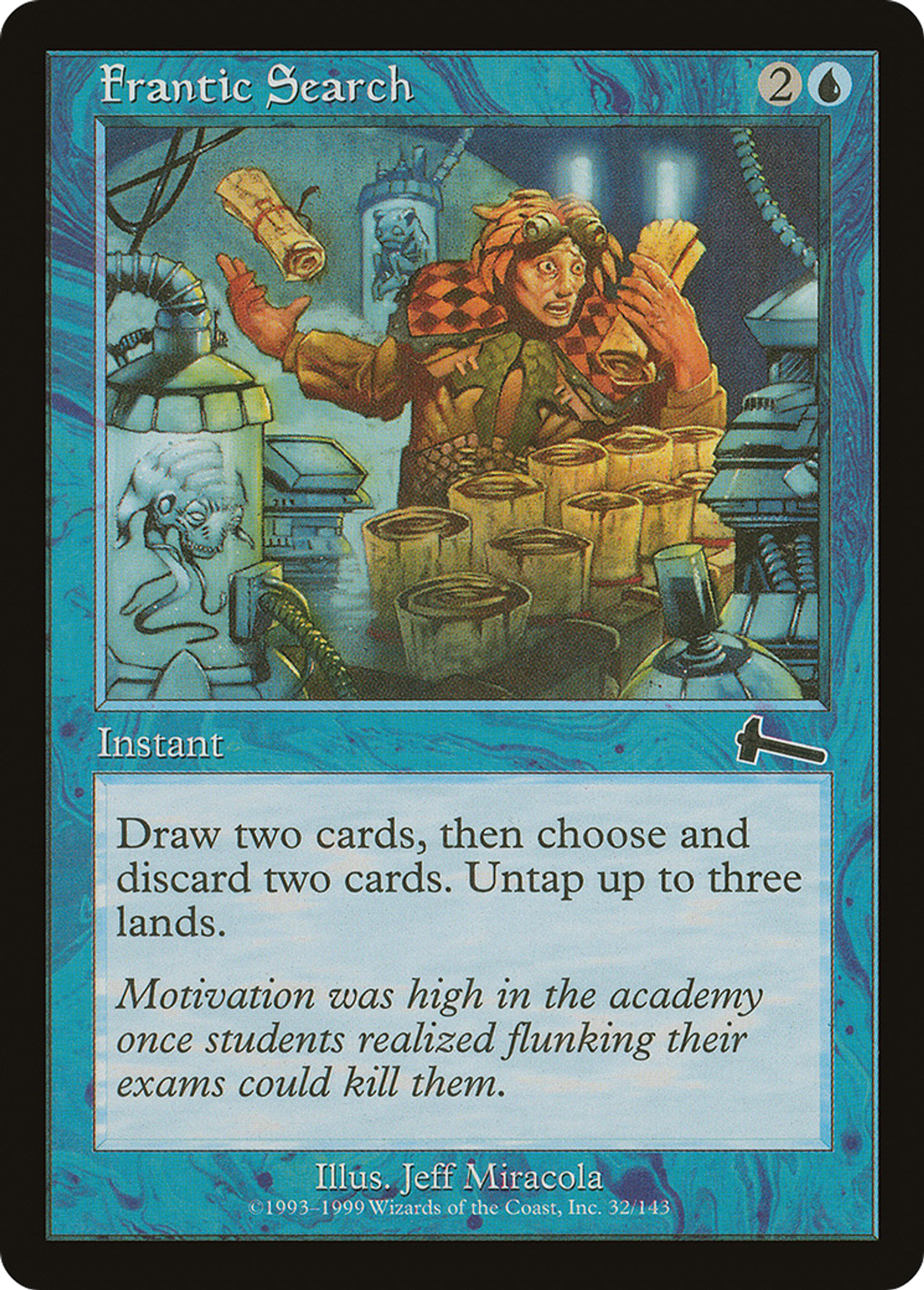 Frantic Search — Urza's Legacy — Magic: The Gathering
