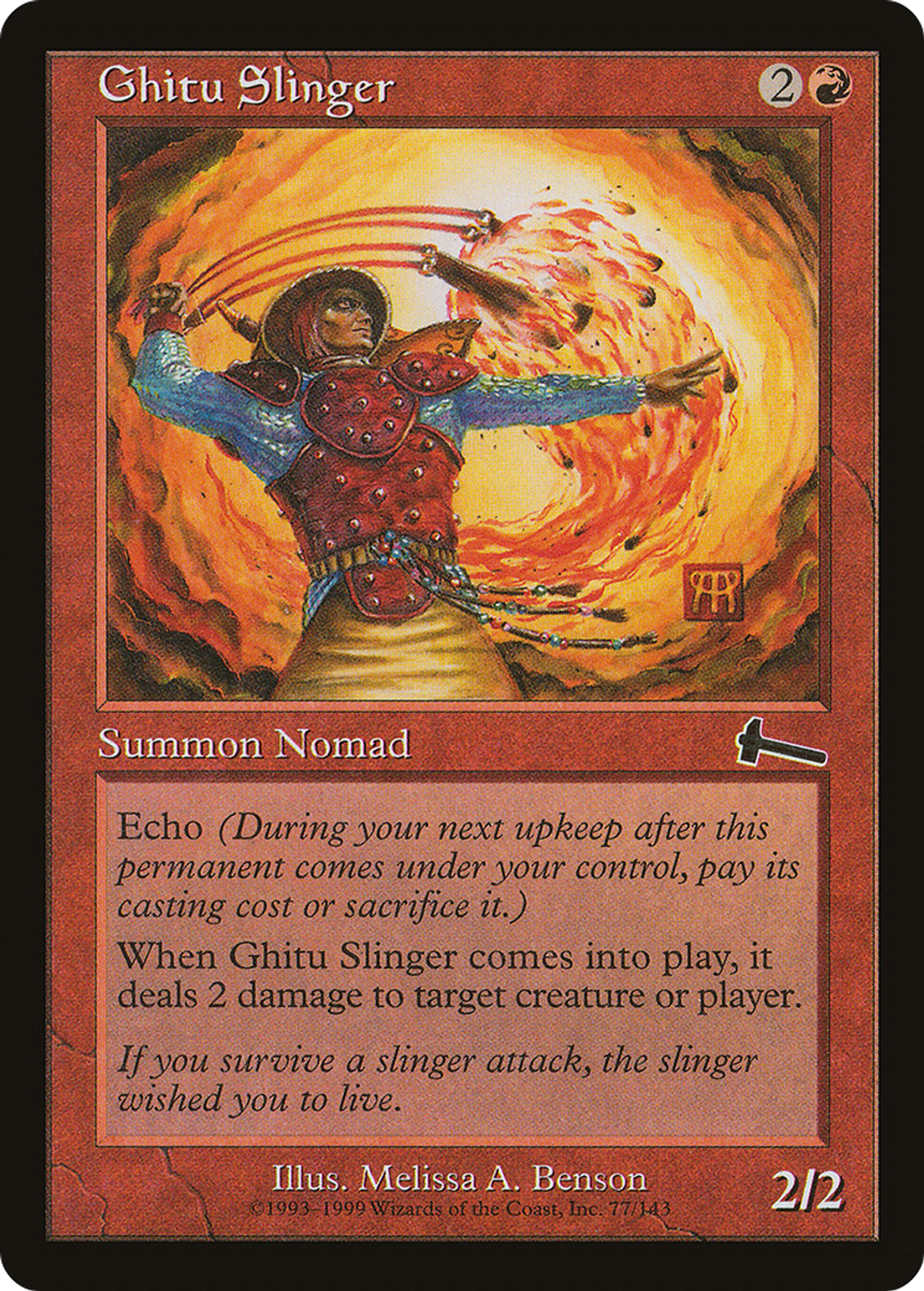 Ghitu Slinger — Urza's Legacy — Magic: The Gathering