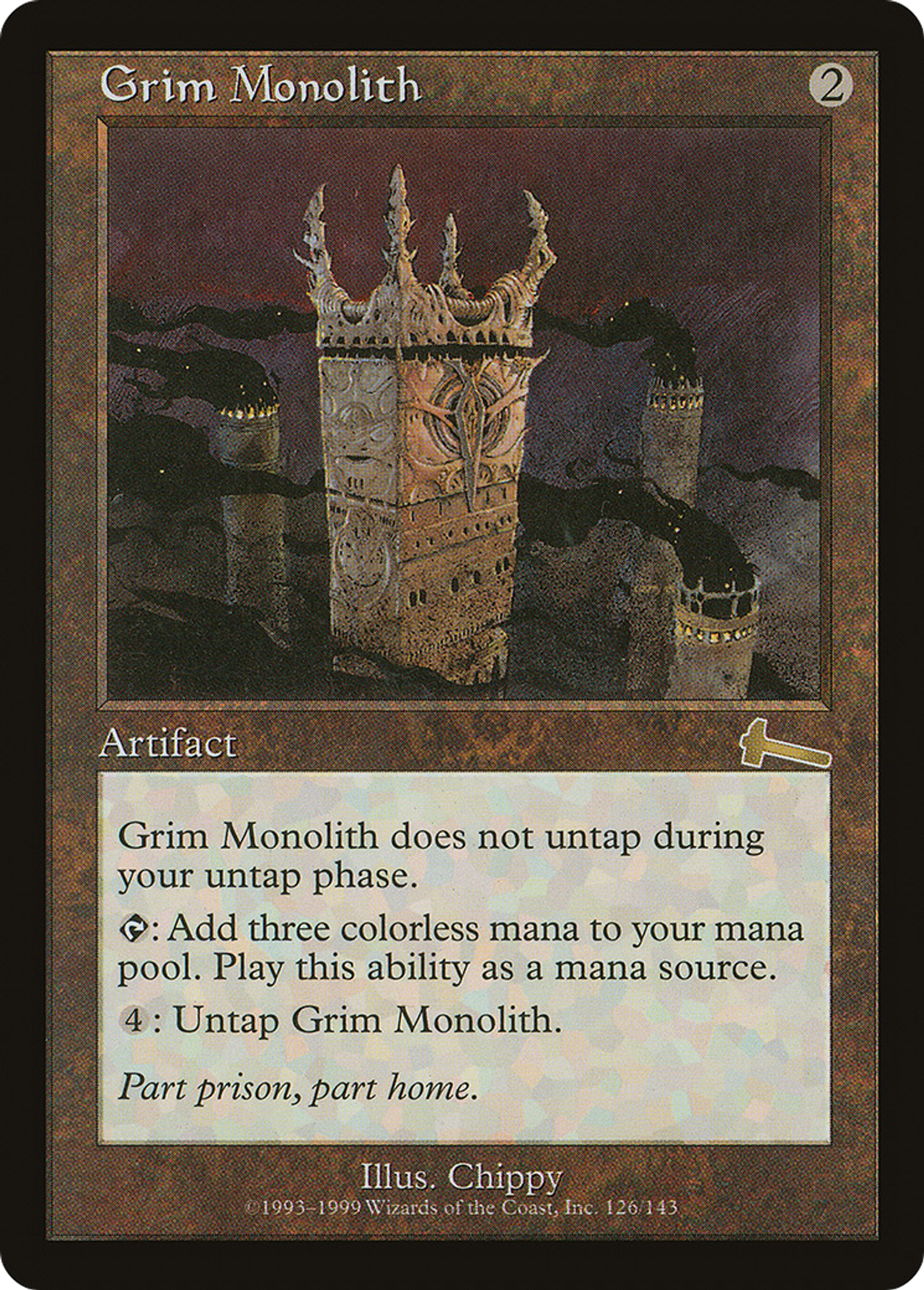 Grim Monolith — Urza's Legacy — Magic: The Gathering