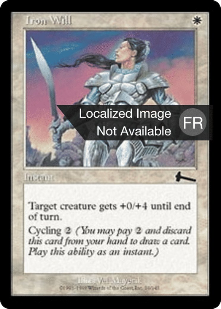Volonté de fer — Urza's Legacy — Magic: The Gathering