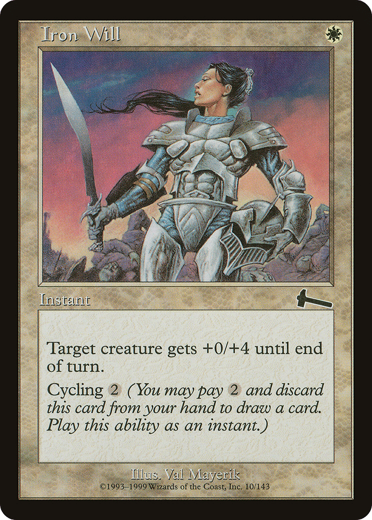 Iron Will — Urza's Legacy — Magic: The Gathering