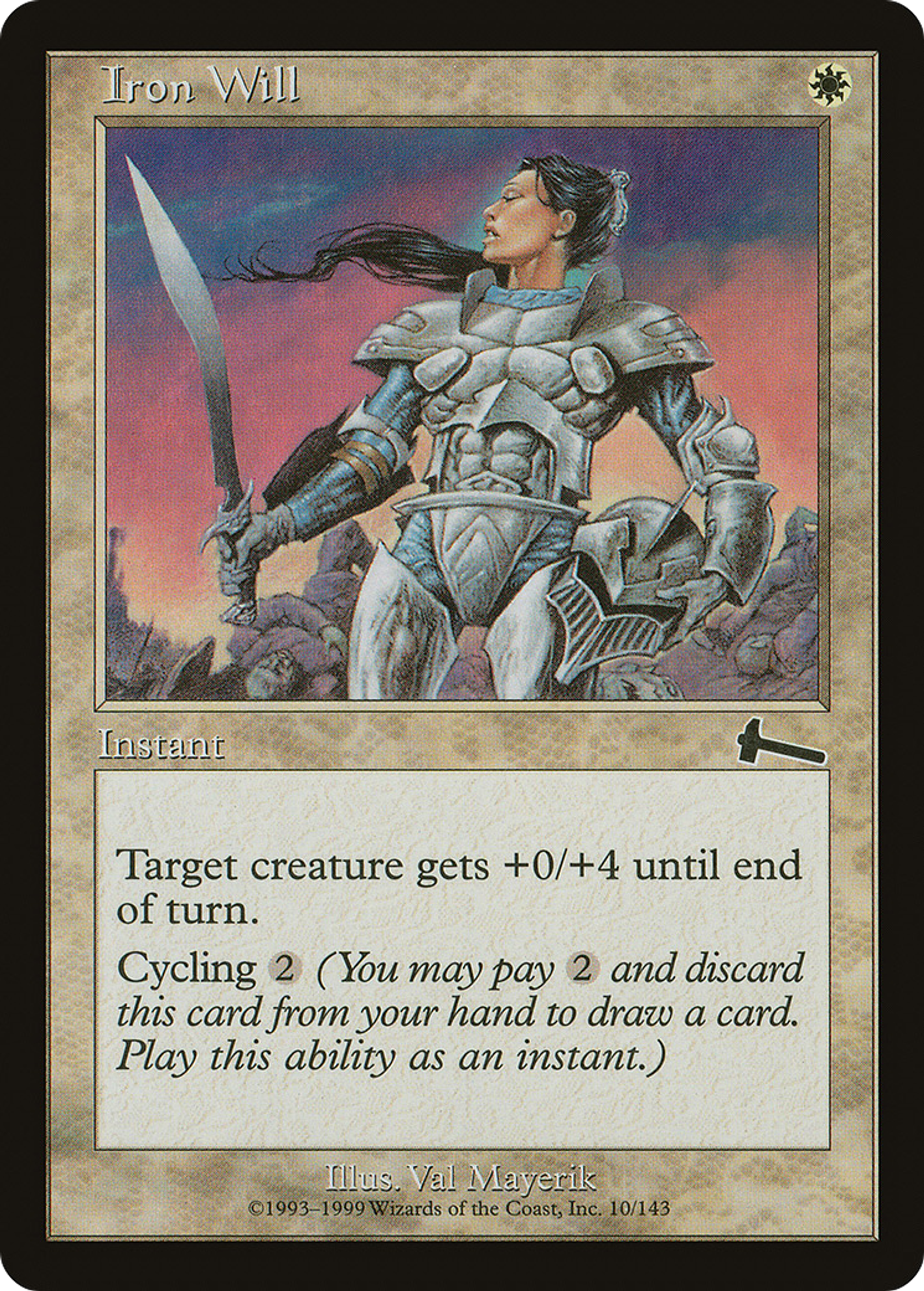 Volonté de fer — Urza's Legacy — Magic: The Gathering