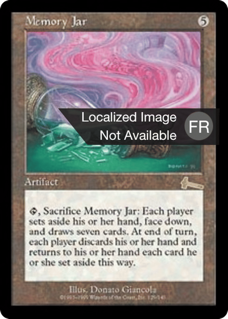 Jarre-mémoire — Urza's Legacy — Magic: The Gathering