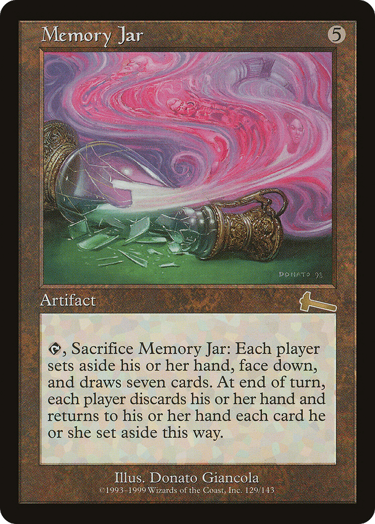 Memory Jar — Urza's Legacy — Magic: The Gathering