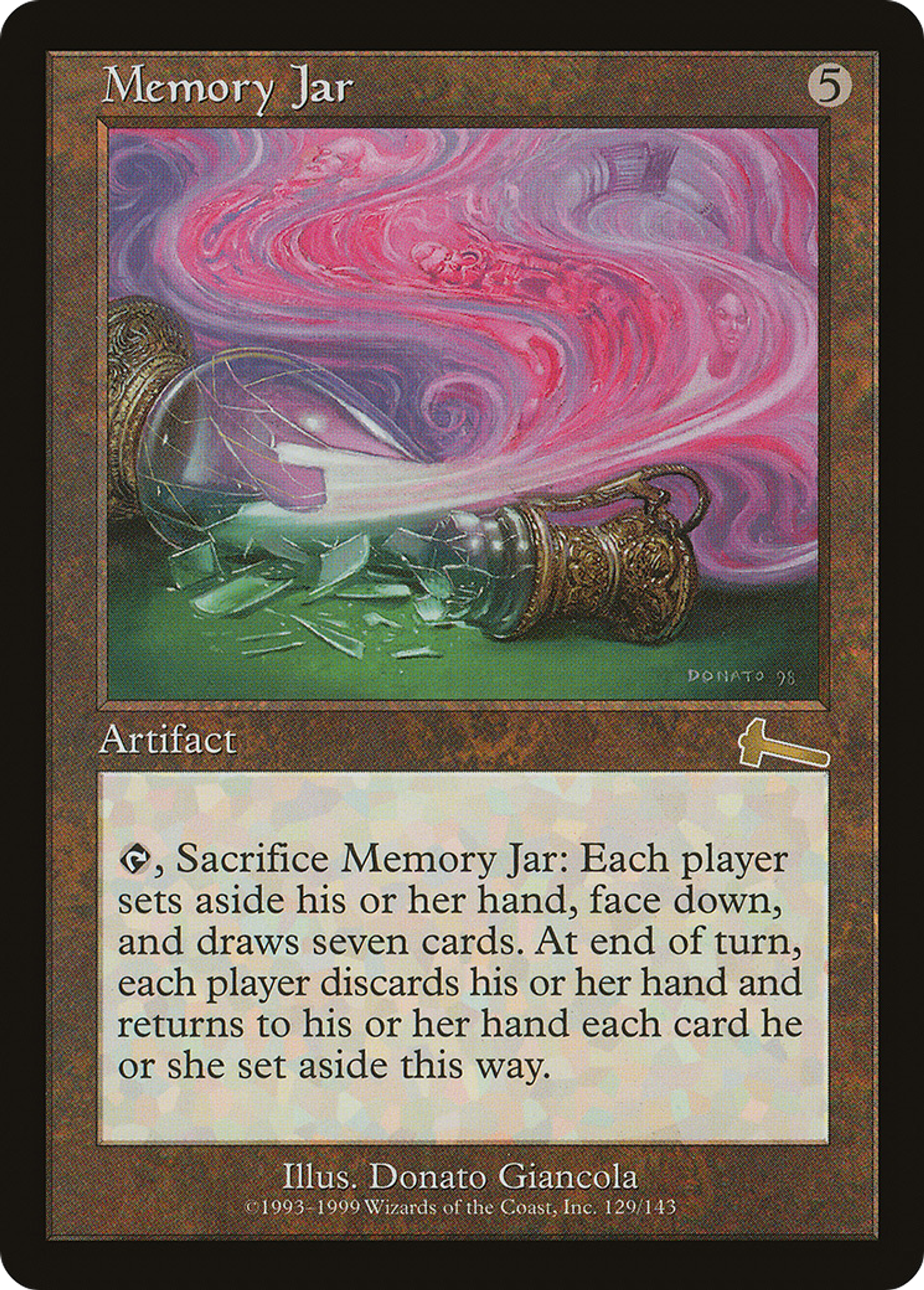 Memory Jar — Urza's Legacy — Magic: The Gathering