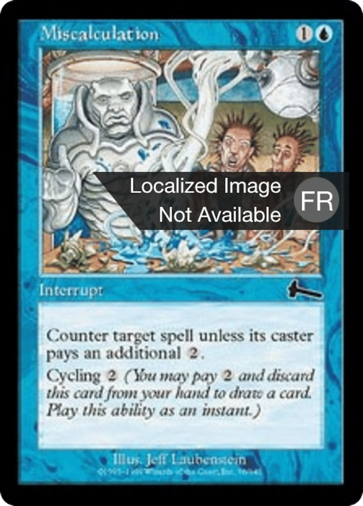 Erreur de calcul — Urza's Legacy — Magic: The Gathering