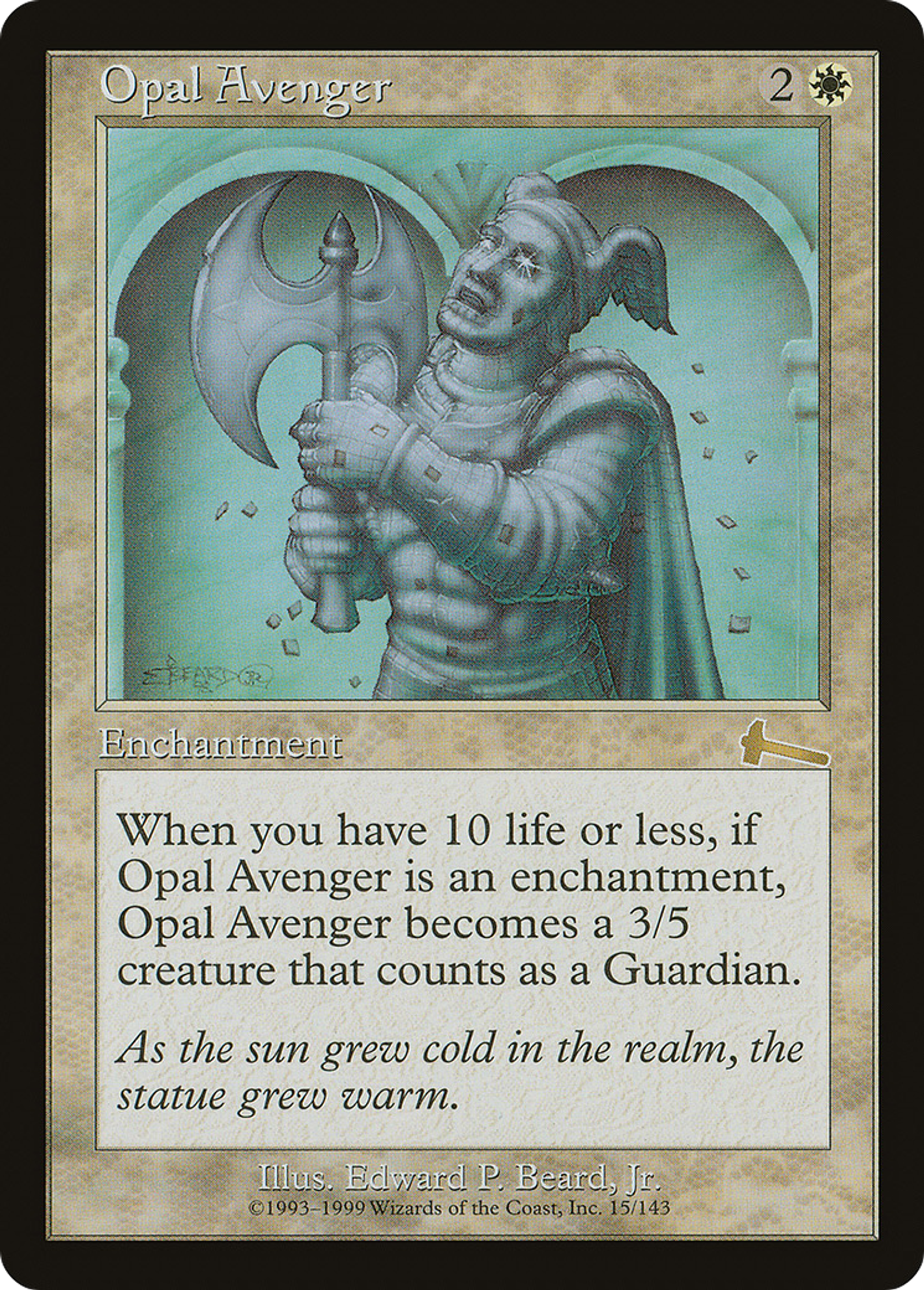 Vengeur d'opale — Urza's Legacy — Magic: The Gathering
