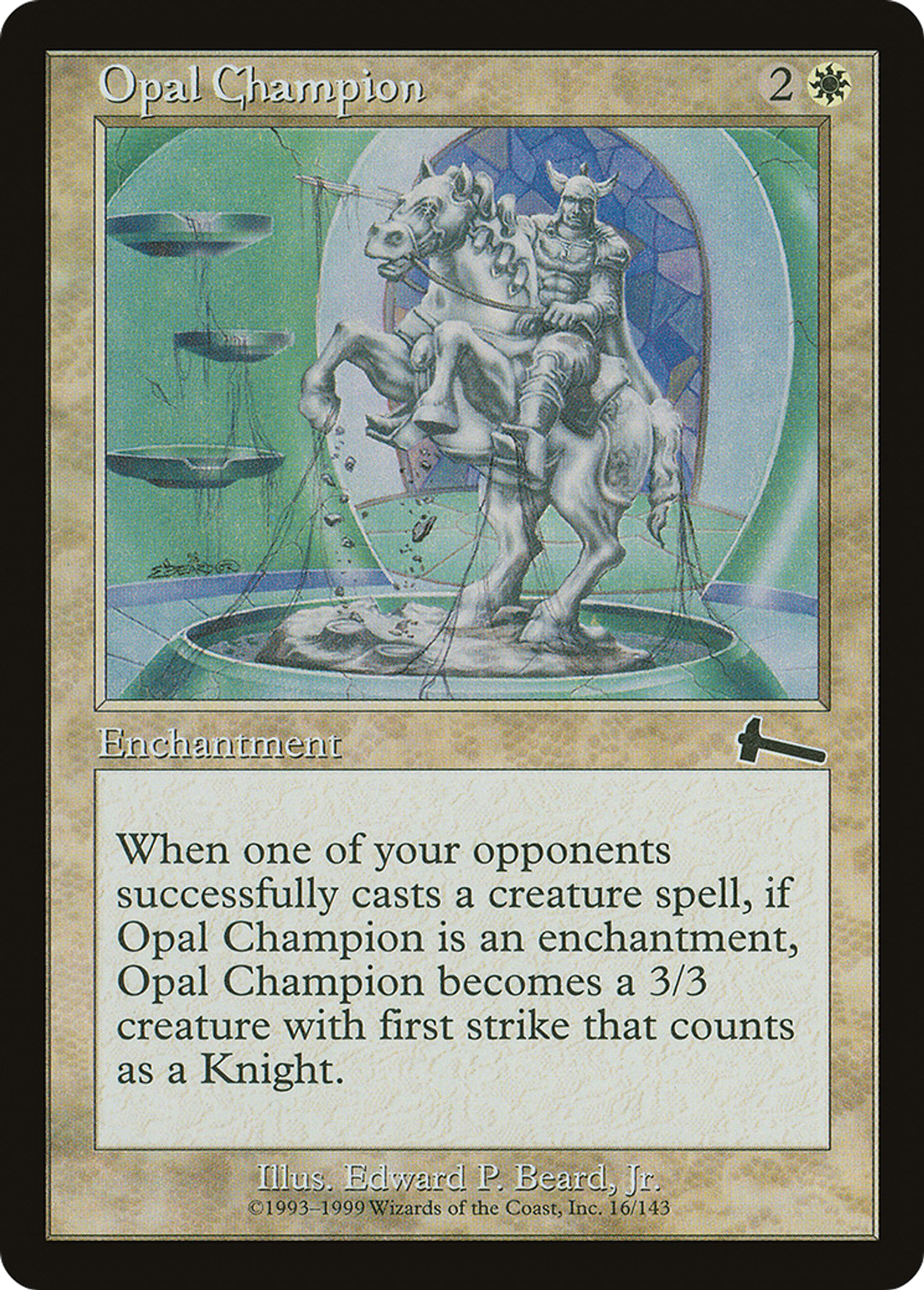 Champion d'opale — Urza's Legacy — Magic: The Gathering