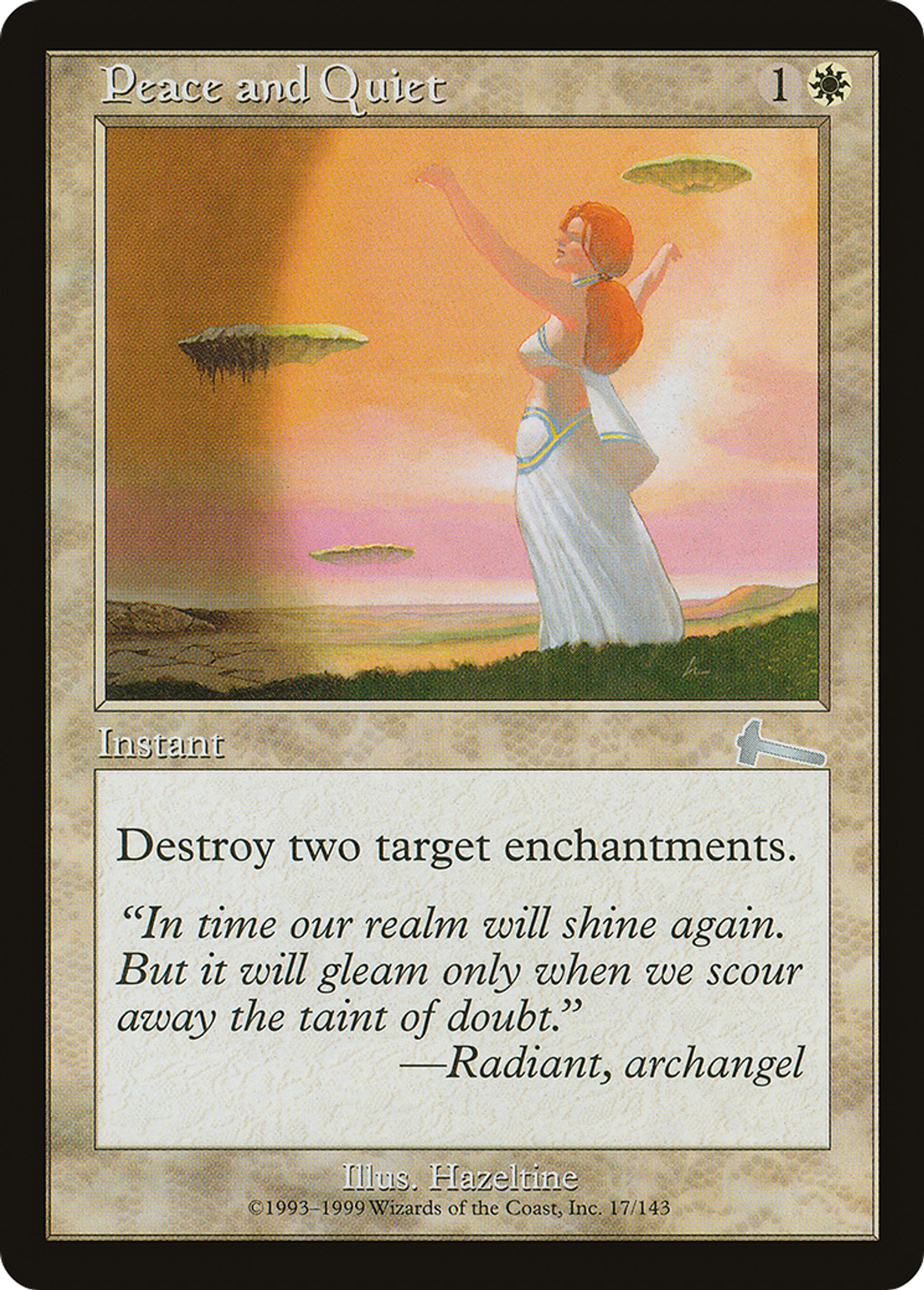 Peace and Quiet — Urza's Legacy — Magic: The Gathering