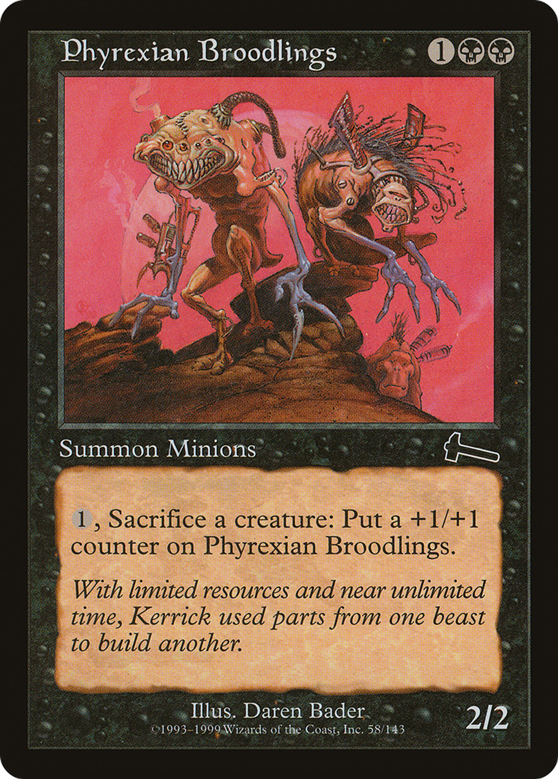 Phyrexian Broodlings — Urza's Legacy — Magic: The Gathering